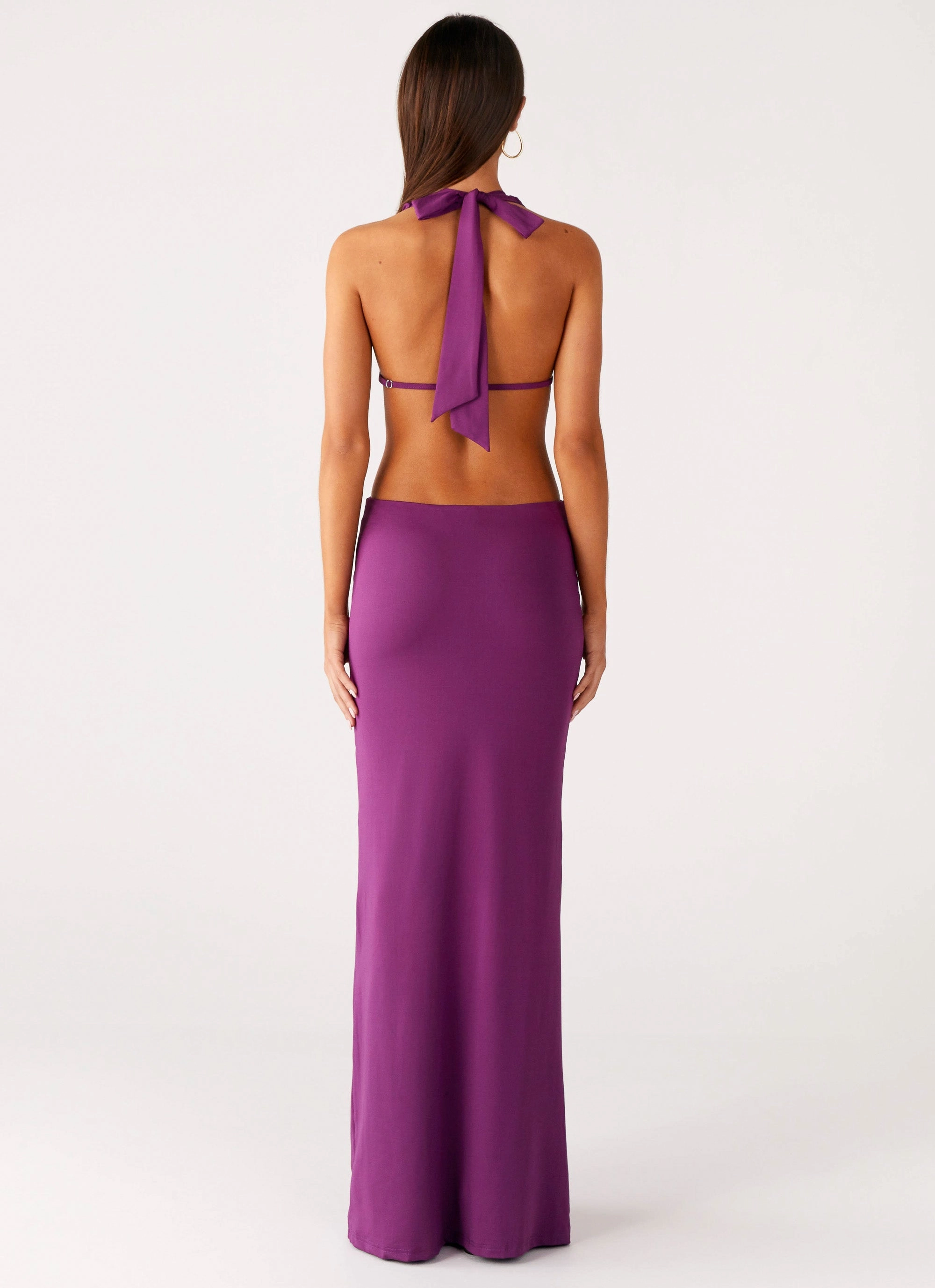 Day Fit Simple Shape Sea Siren Maxi Dress - Violetta