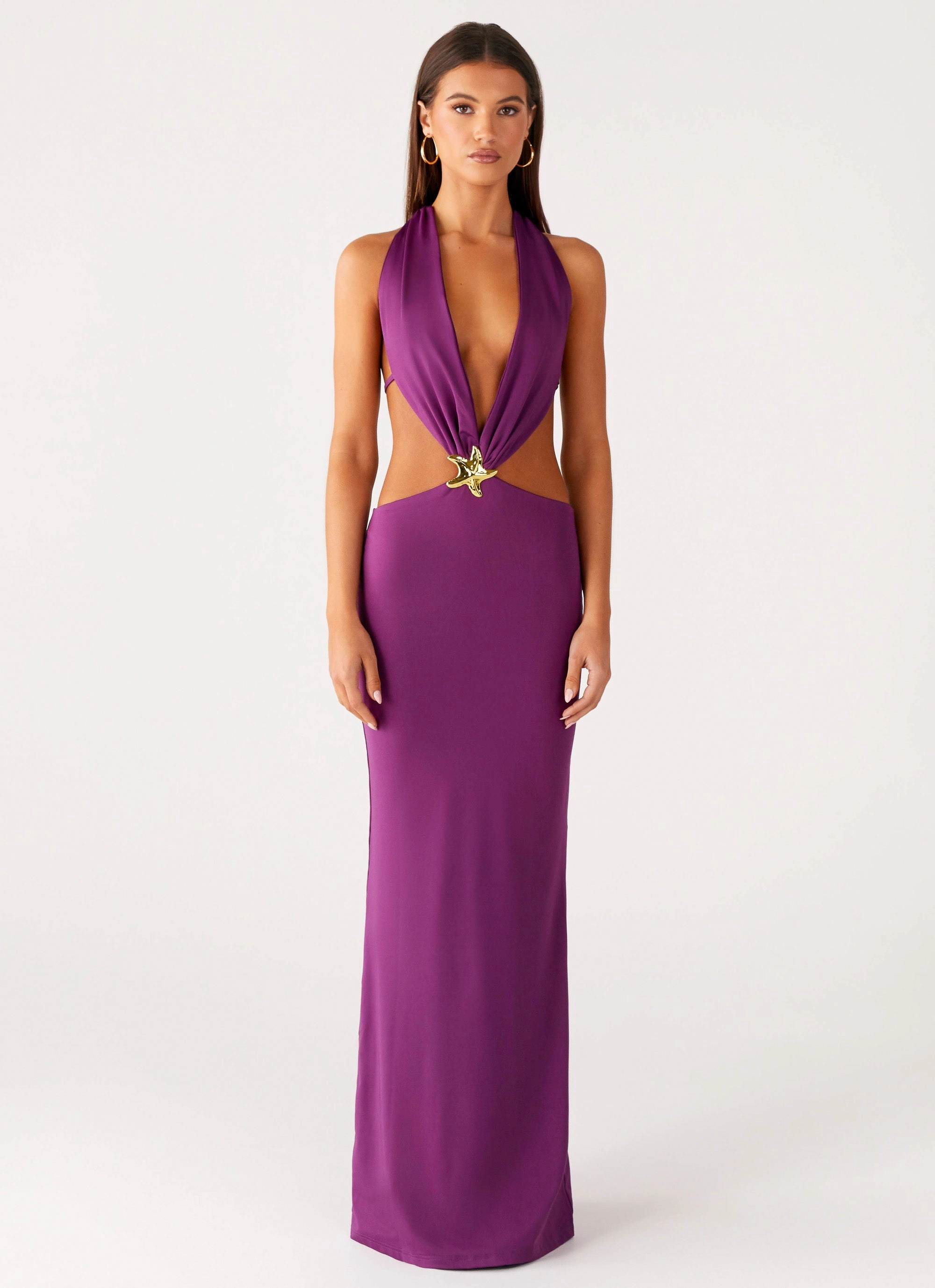 Vintage Style Sea Siren Maxi Dress - Violetta