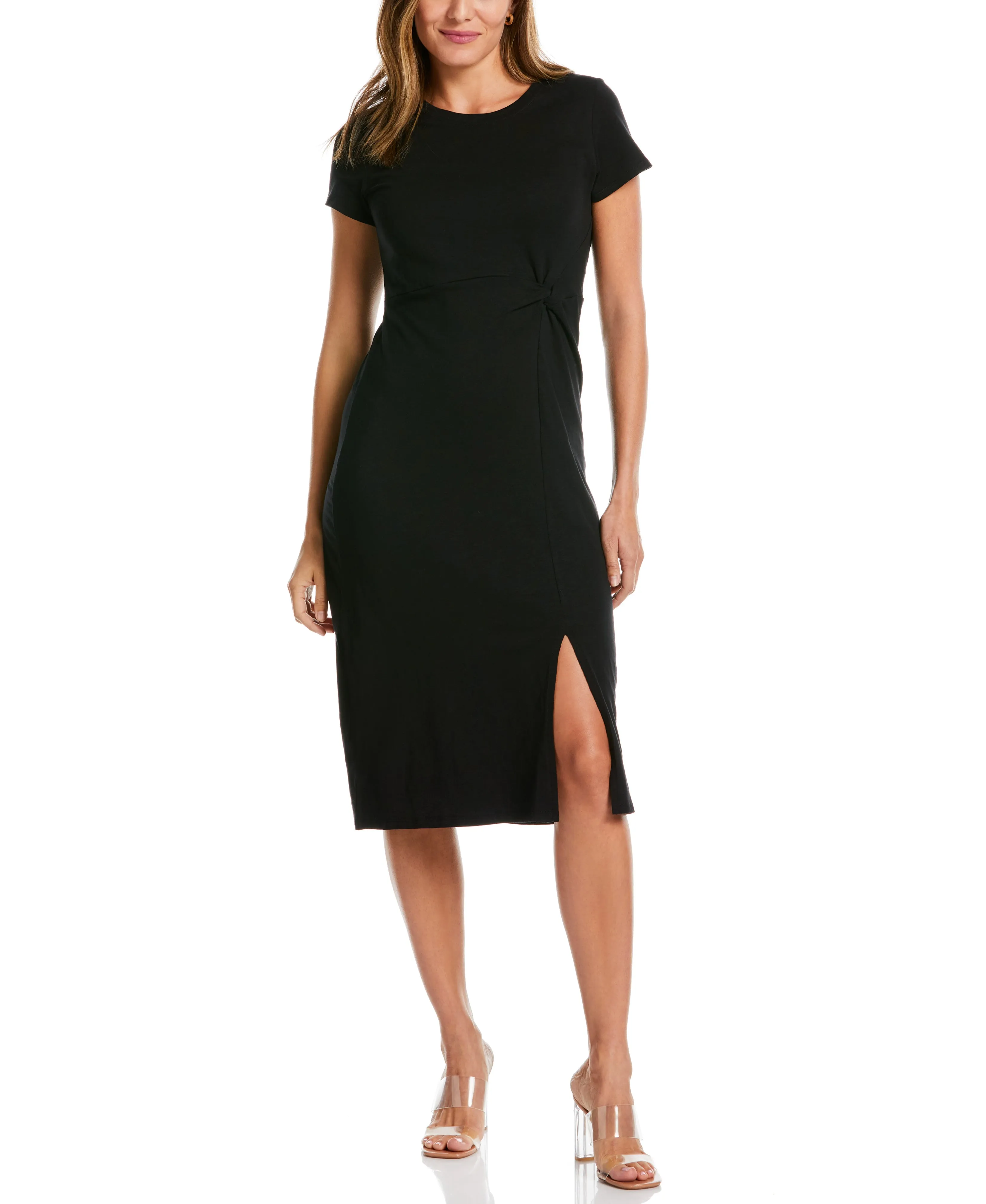 Twist Midi Dress Mature Glam