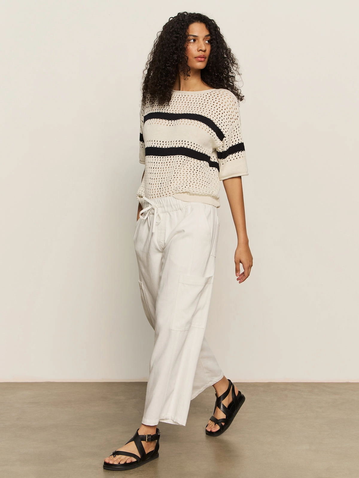 standard fit Area Standard Rise Pant Bleached White