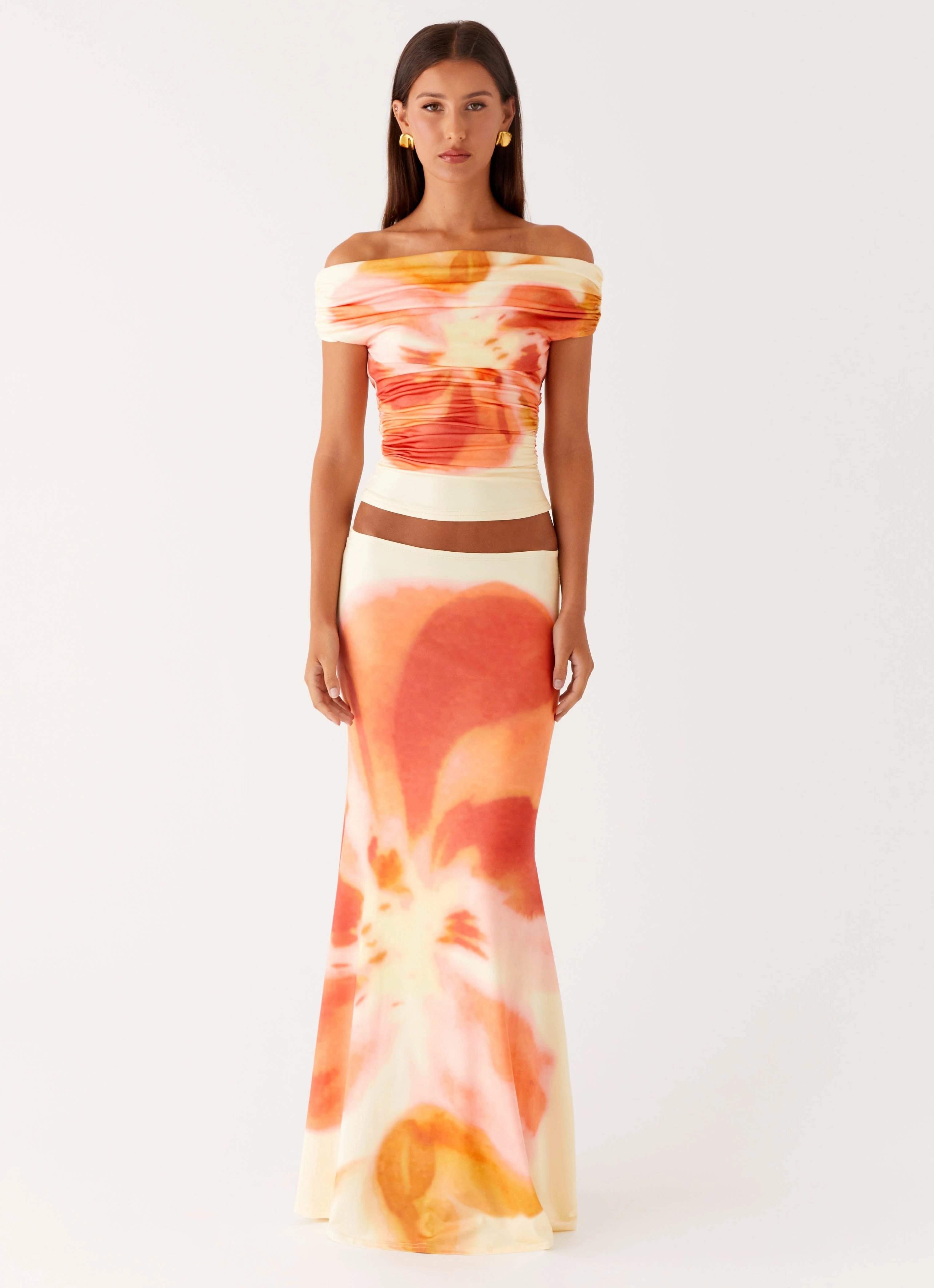 party look Moka Maxi Skirt - Mimosa Blossom