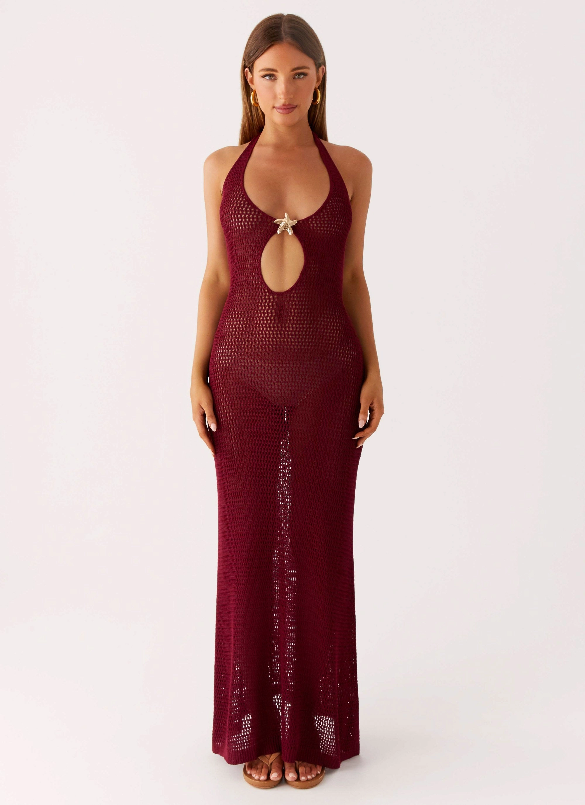Travel Fashion Moon Tide Maxi Dress - Violetta