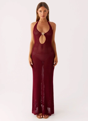 Travel Fashion Moon Tide Maxi Dress - Violetta