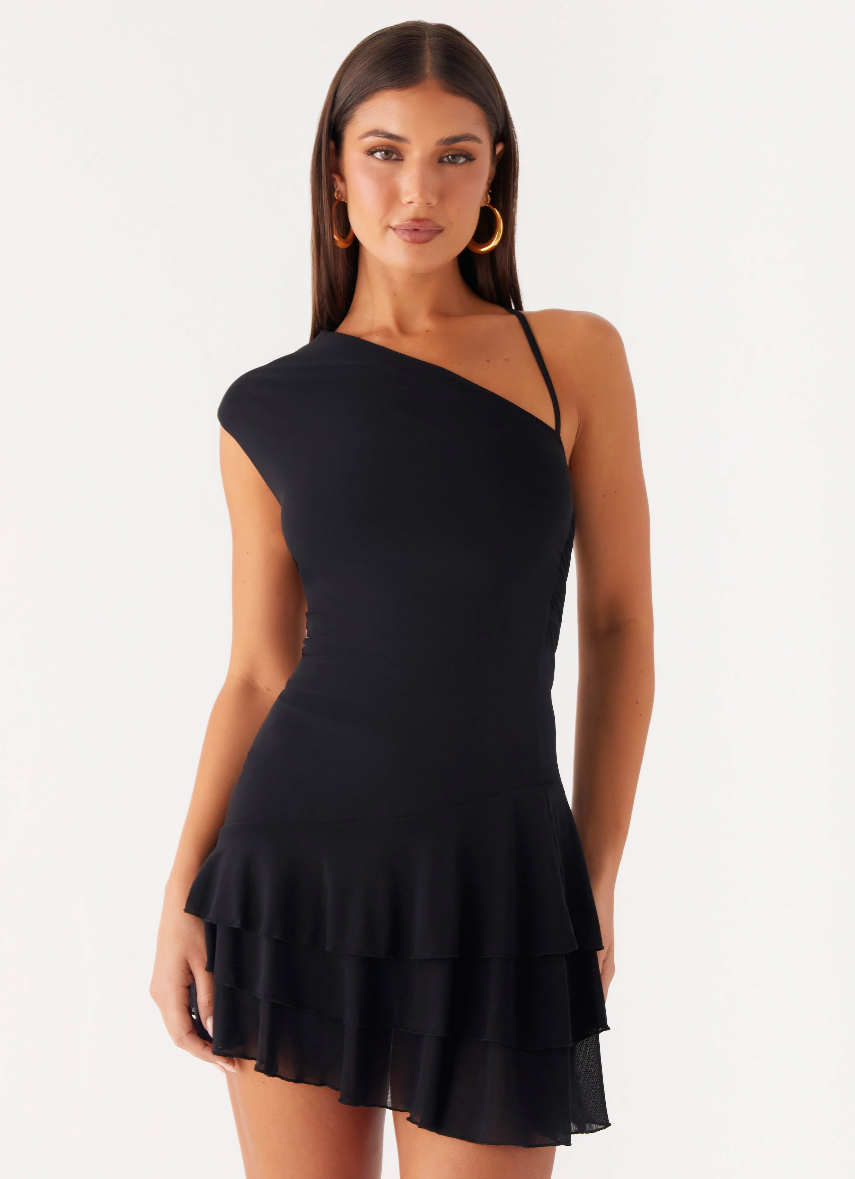 Moonrise Mini Dress - Black Mood Booster Stylish Line