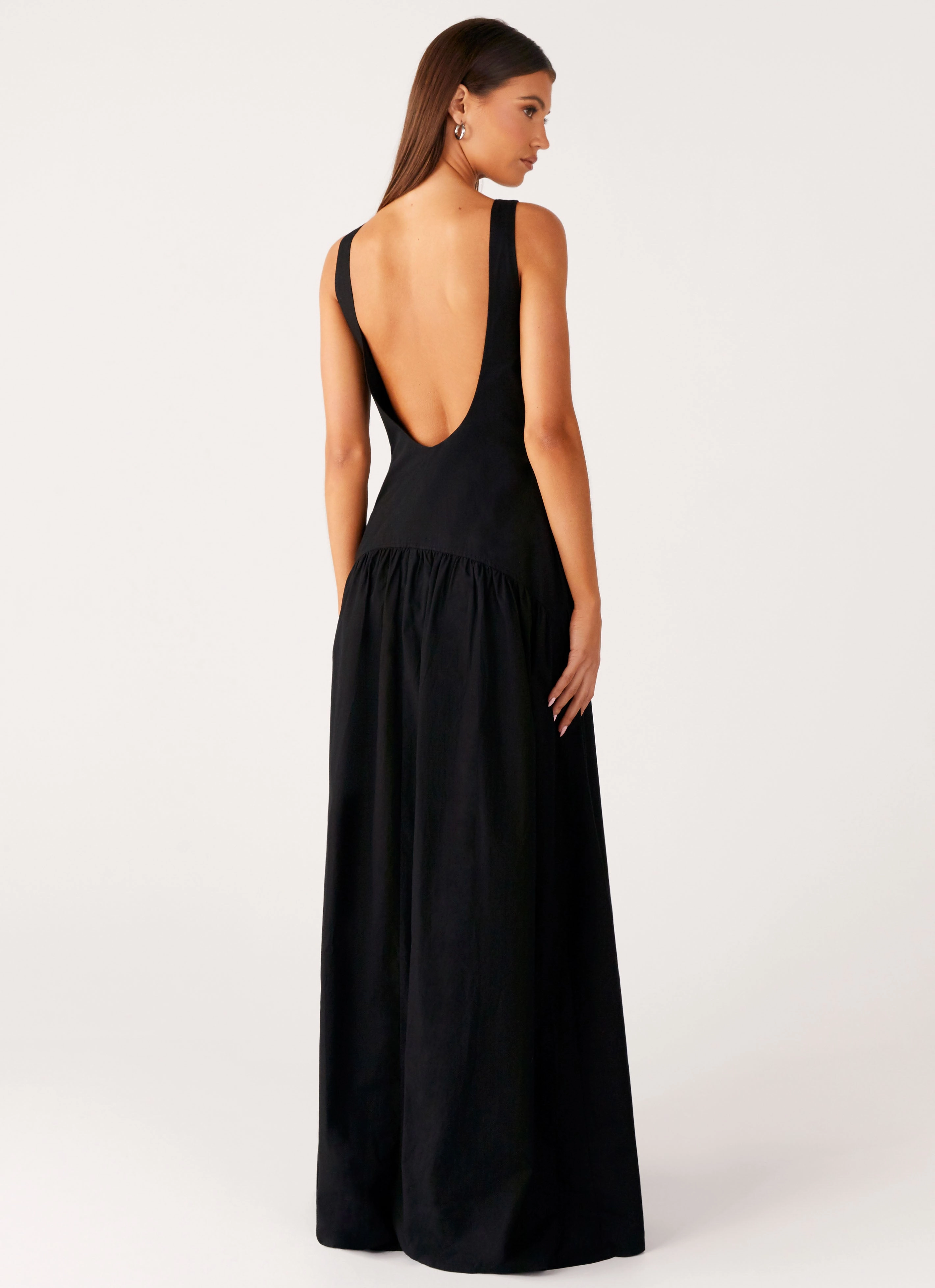 Morena Maxi Dress - Black Holiday-Party Airy Movement