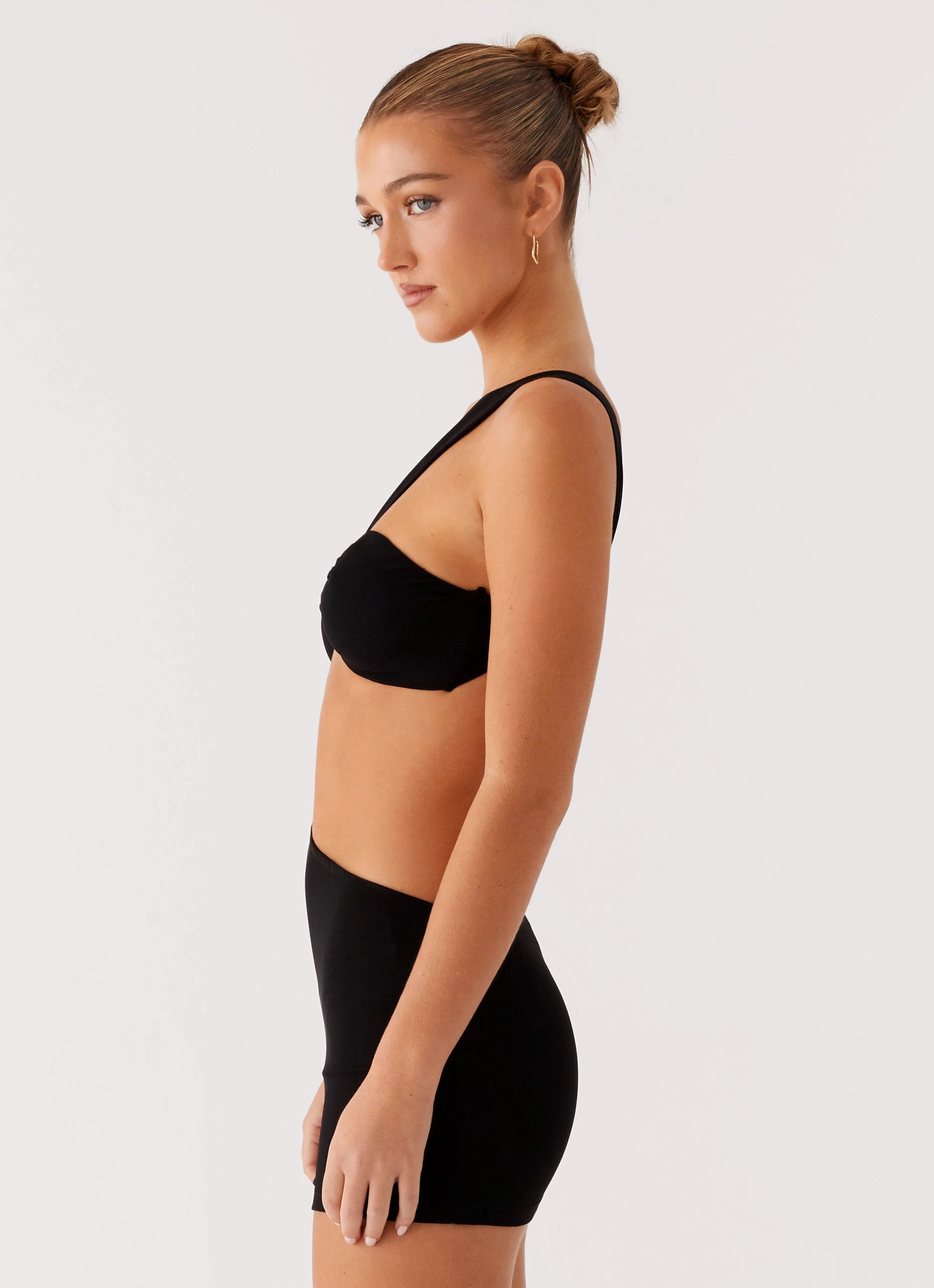 Morocco Mini Dress - Black Crisp Finish