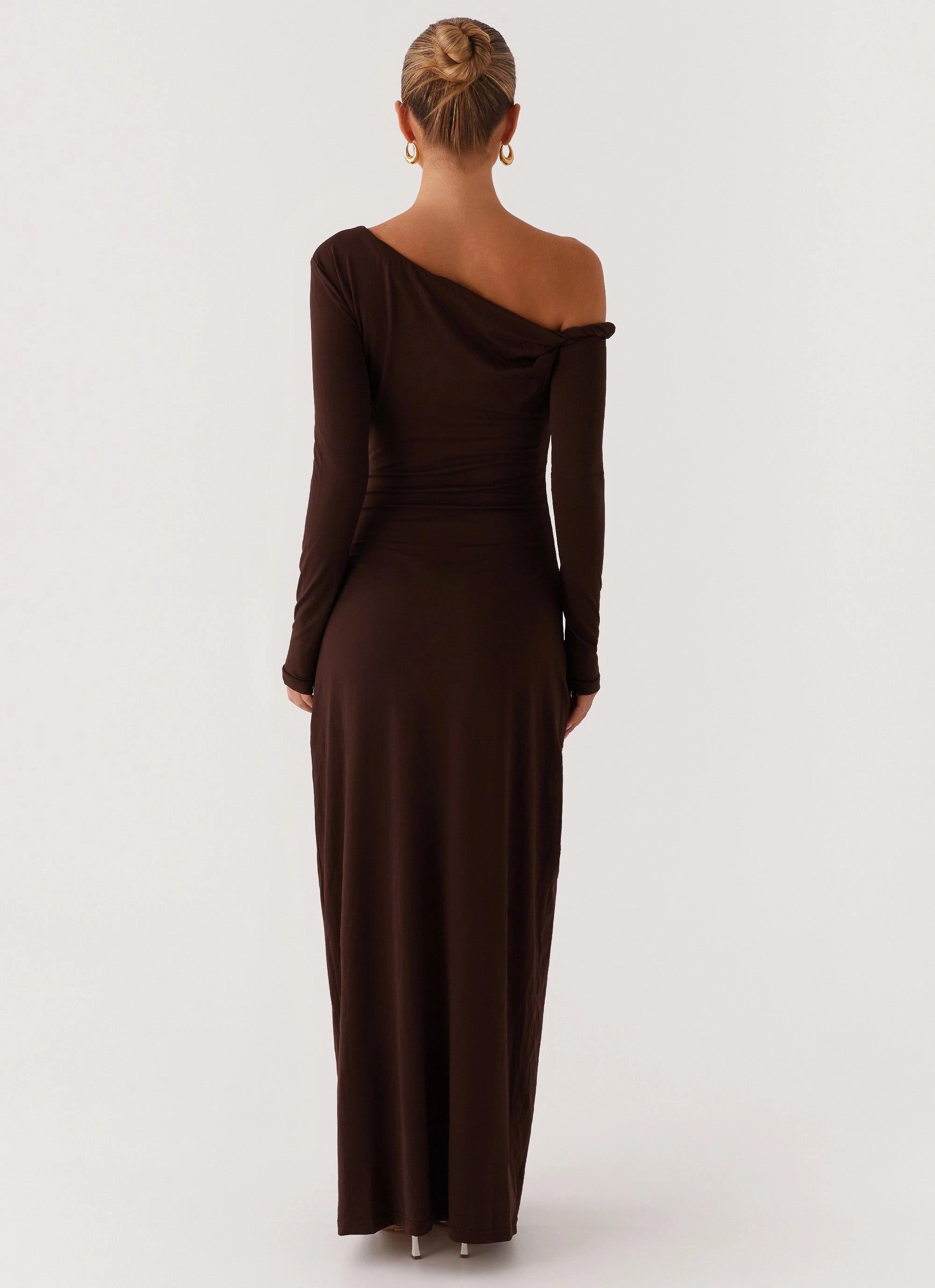 Day Glow Jordana Twist Maxi Dress - Brown