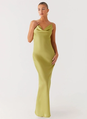 Jade Escape Maxi Dress - Lime Regular-fit Chill Fit