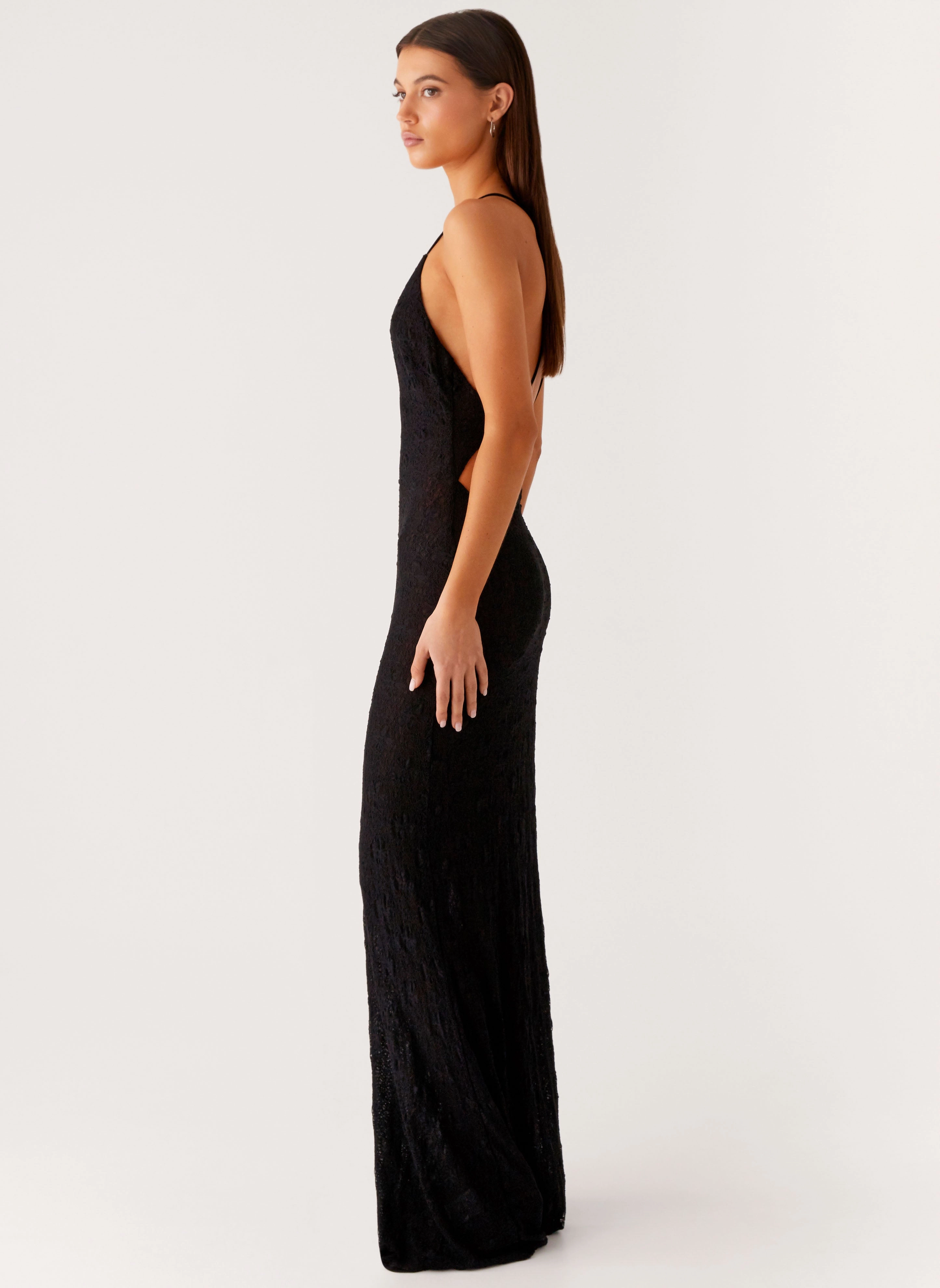 Kylia Maxi Dress - Black Cool Simplicity