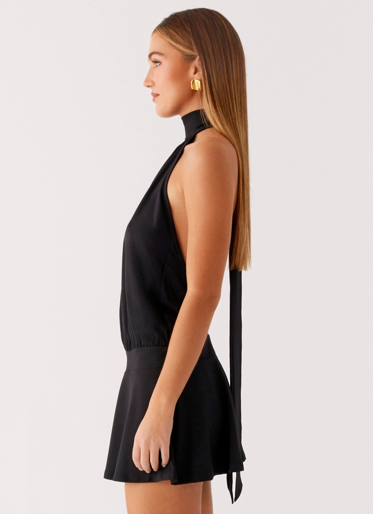 Perfectly Crafted Valor Mini Dress - Black