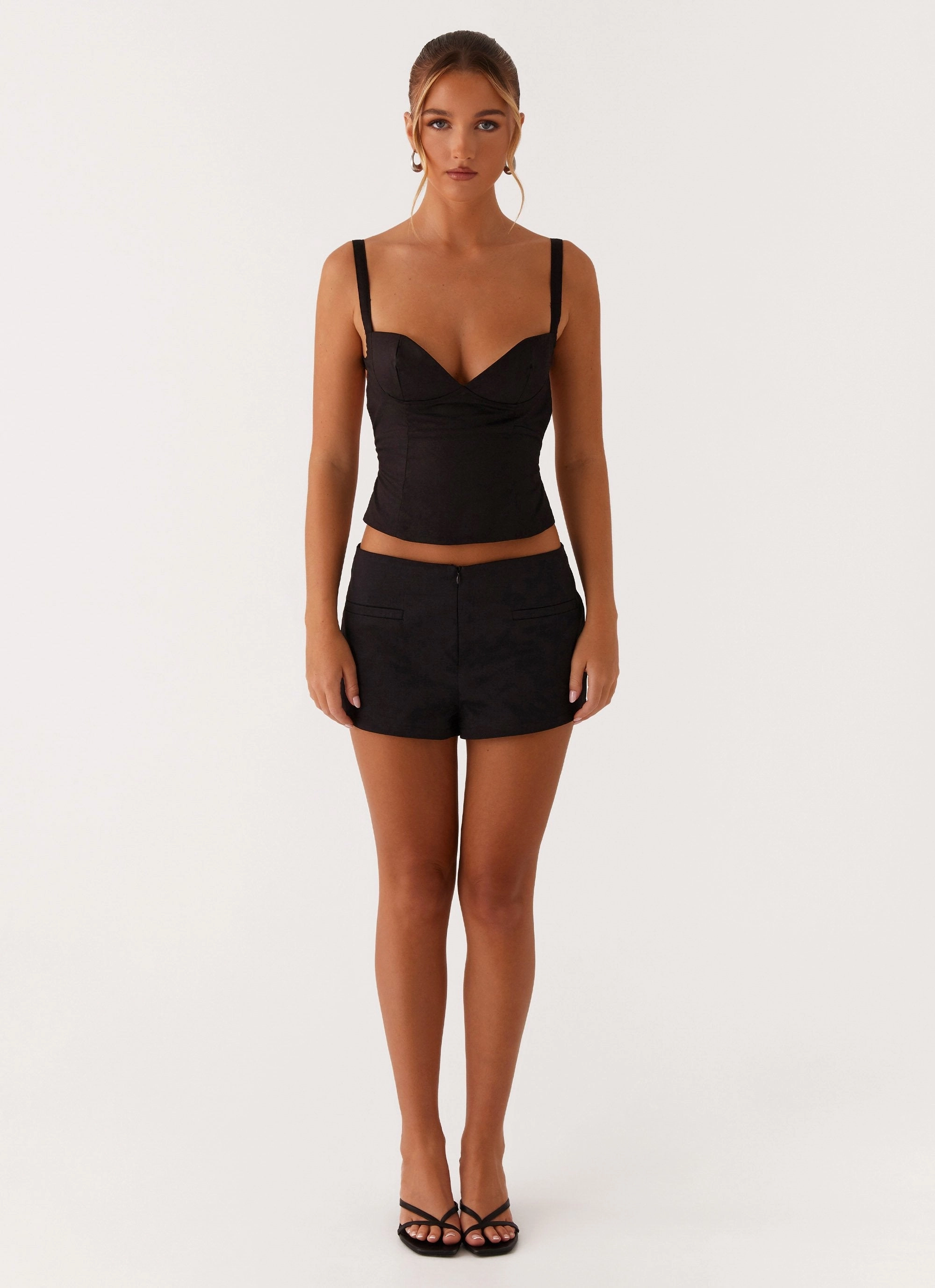 Nia Micro Short - Black Durable Activewear