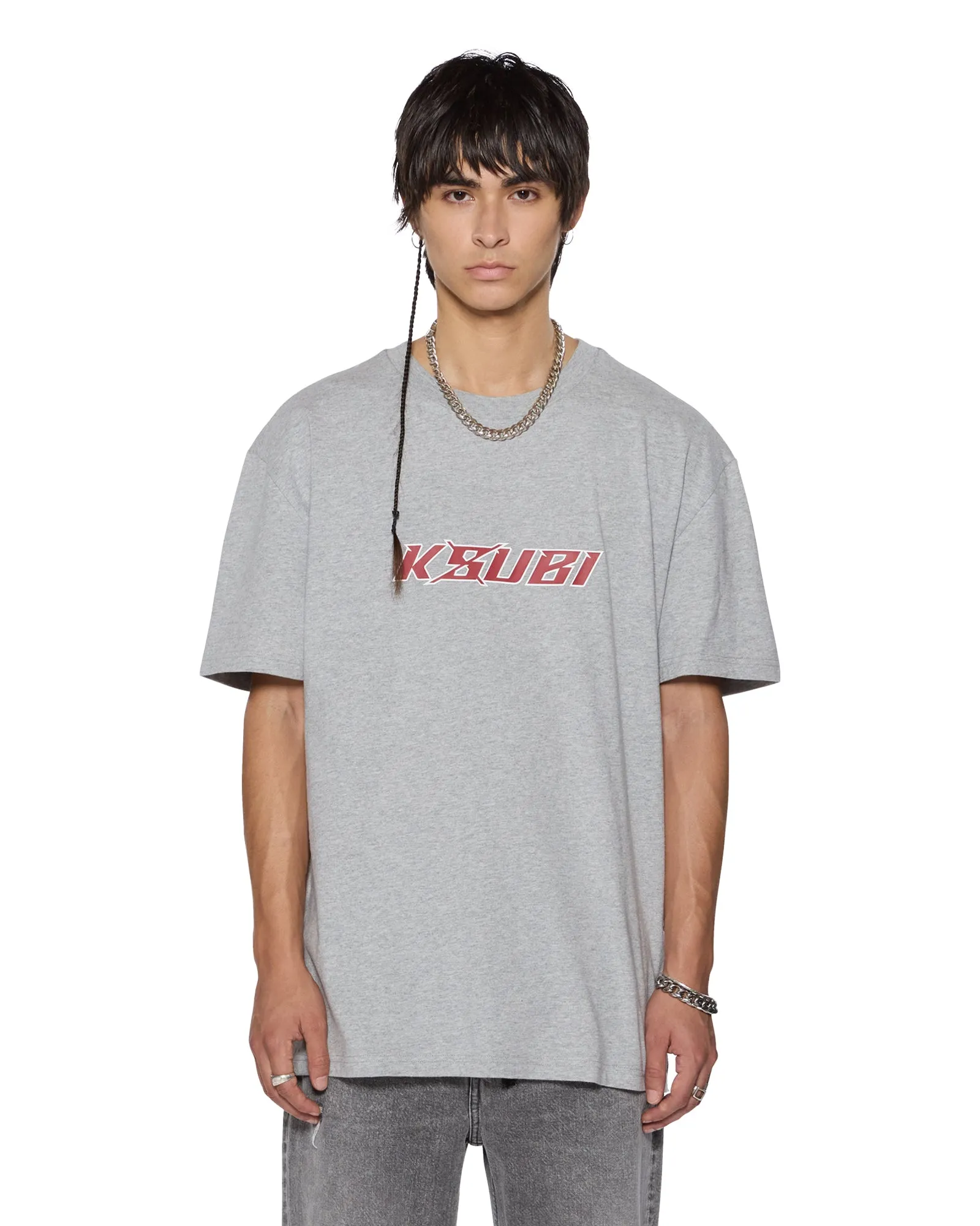 Antibacterial Non Restrictive STINGER BIGGIE SS TEE GREY MARLE