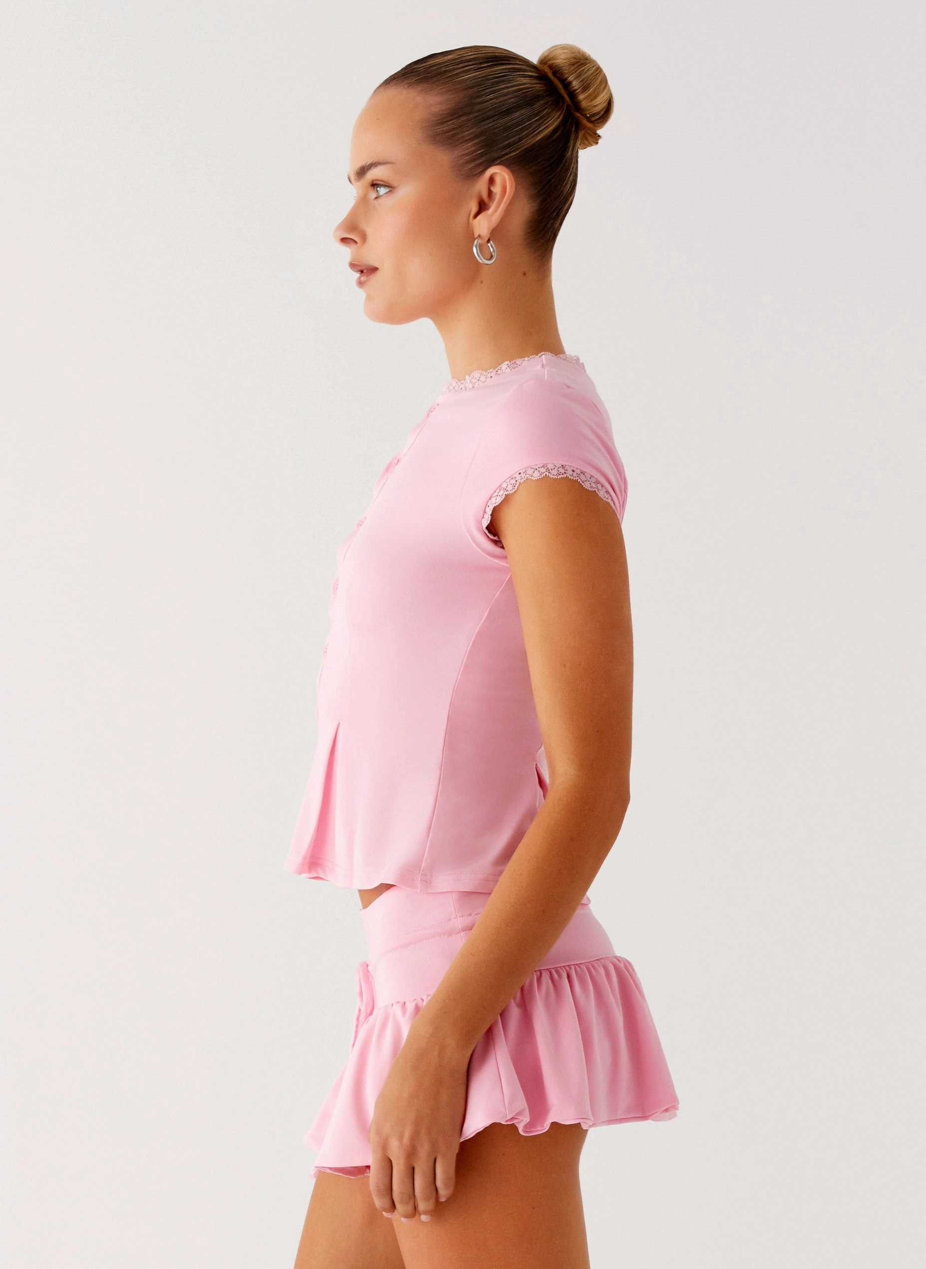 ButtonDownCollar Landon Button Up Top - Pink