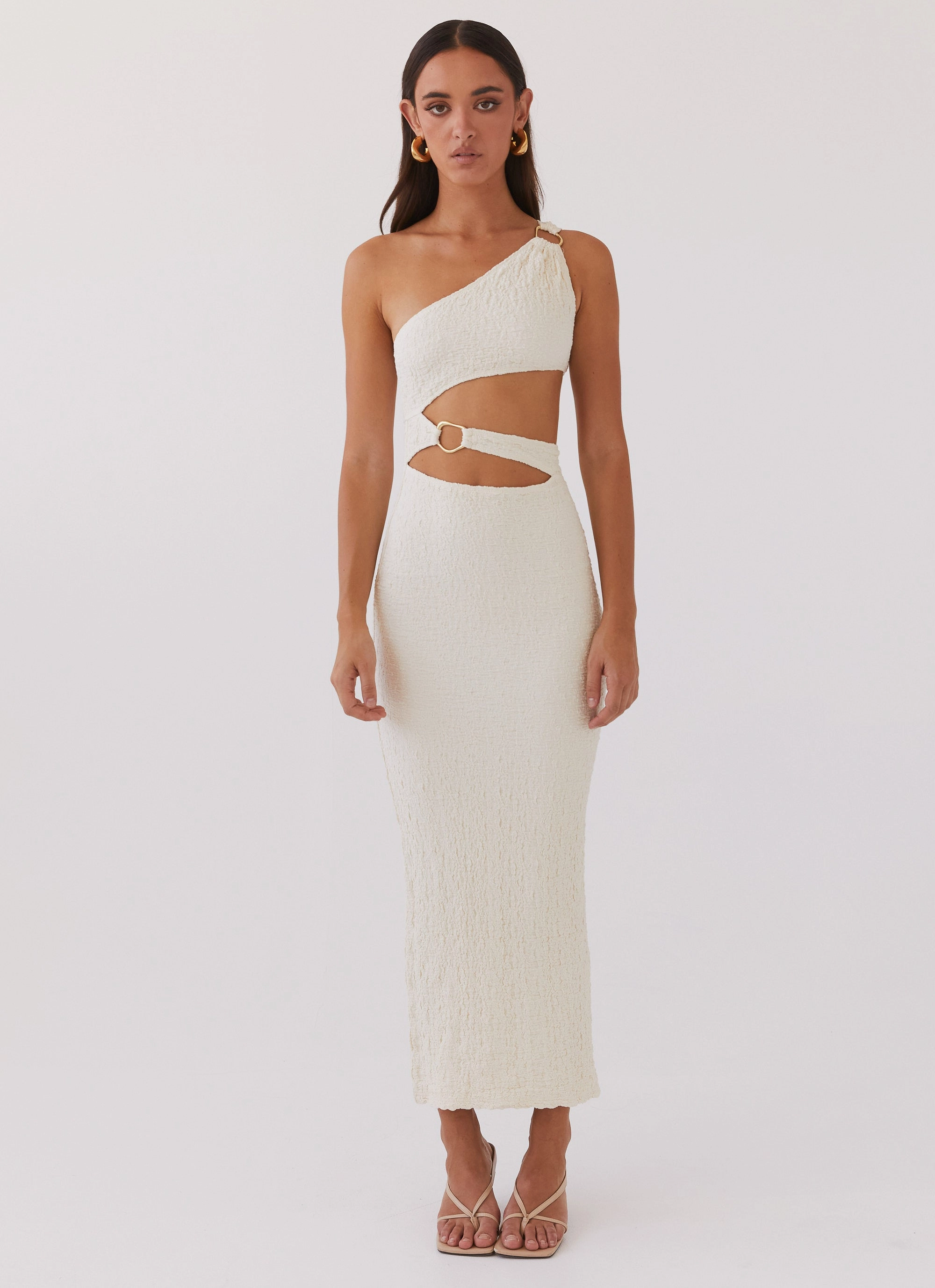 Timeless slip dress North Haven Maxi Dress - Ivory Wave