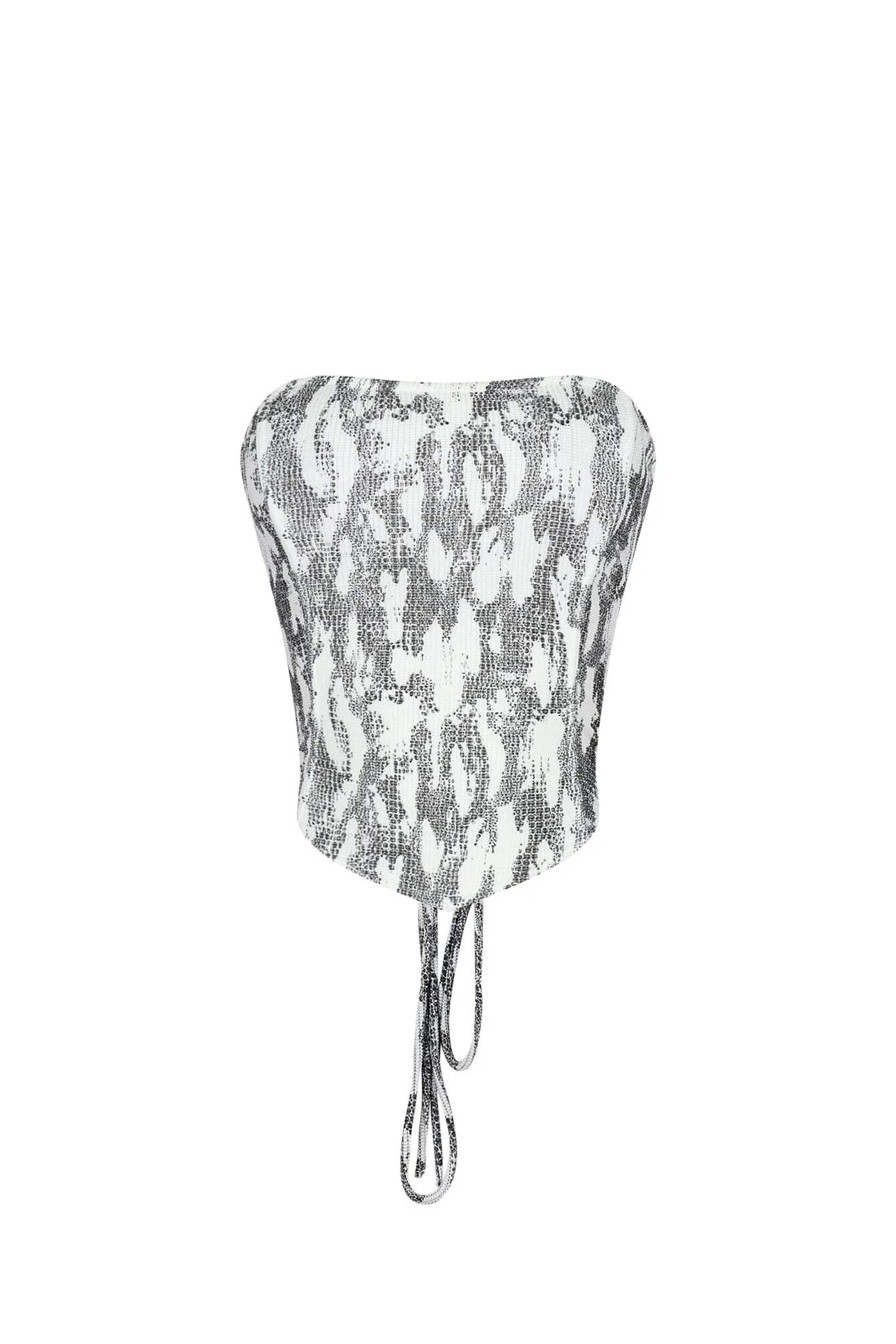 All Season Wear Fabric Serpentina Slinky Corset Top