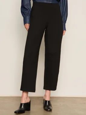 EcoFriendlyMaterial Ponte Barrel Trouser Black