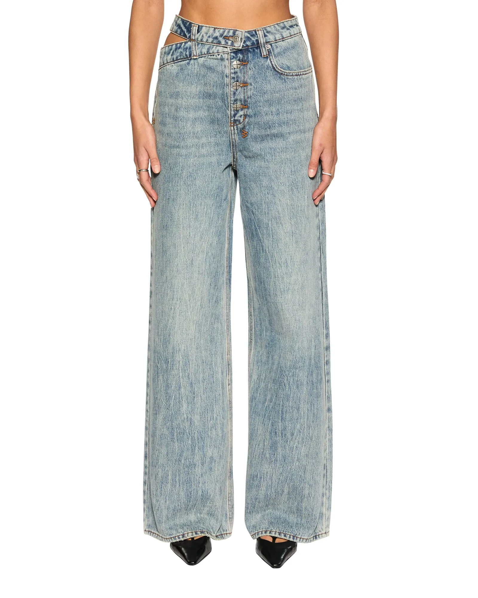 Versatile Fit Practical Style DETACHED JEAN YOUTH