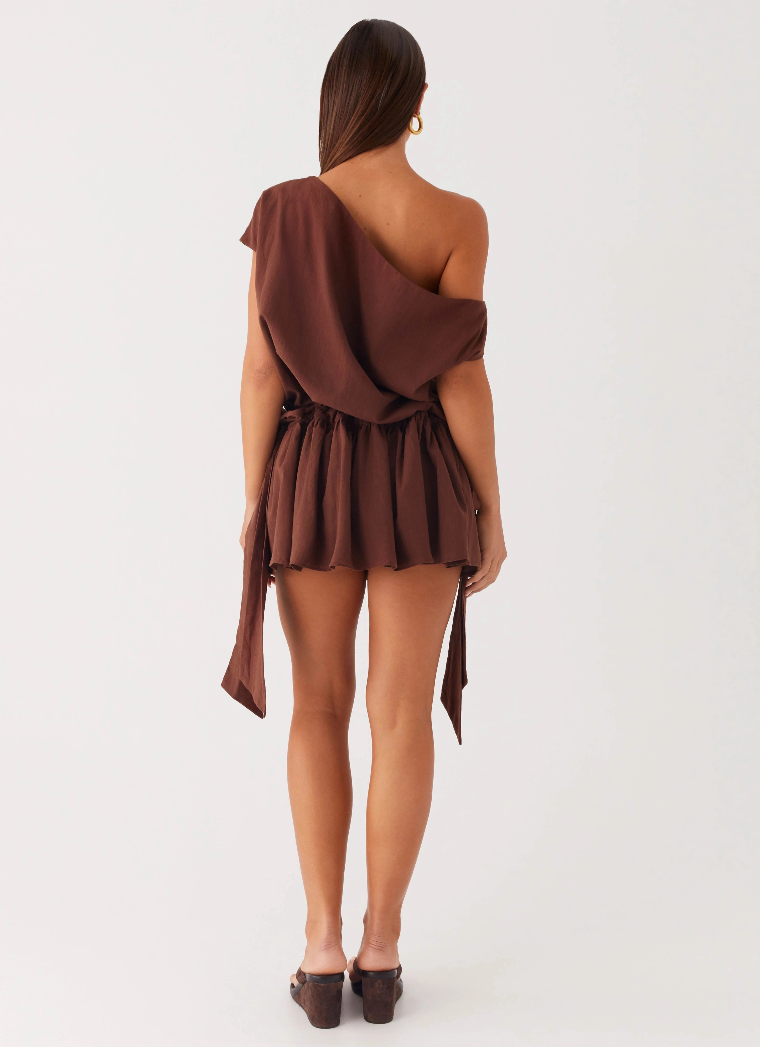 Ettie Mini Dress - Chocolate Cashmere Touch