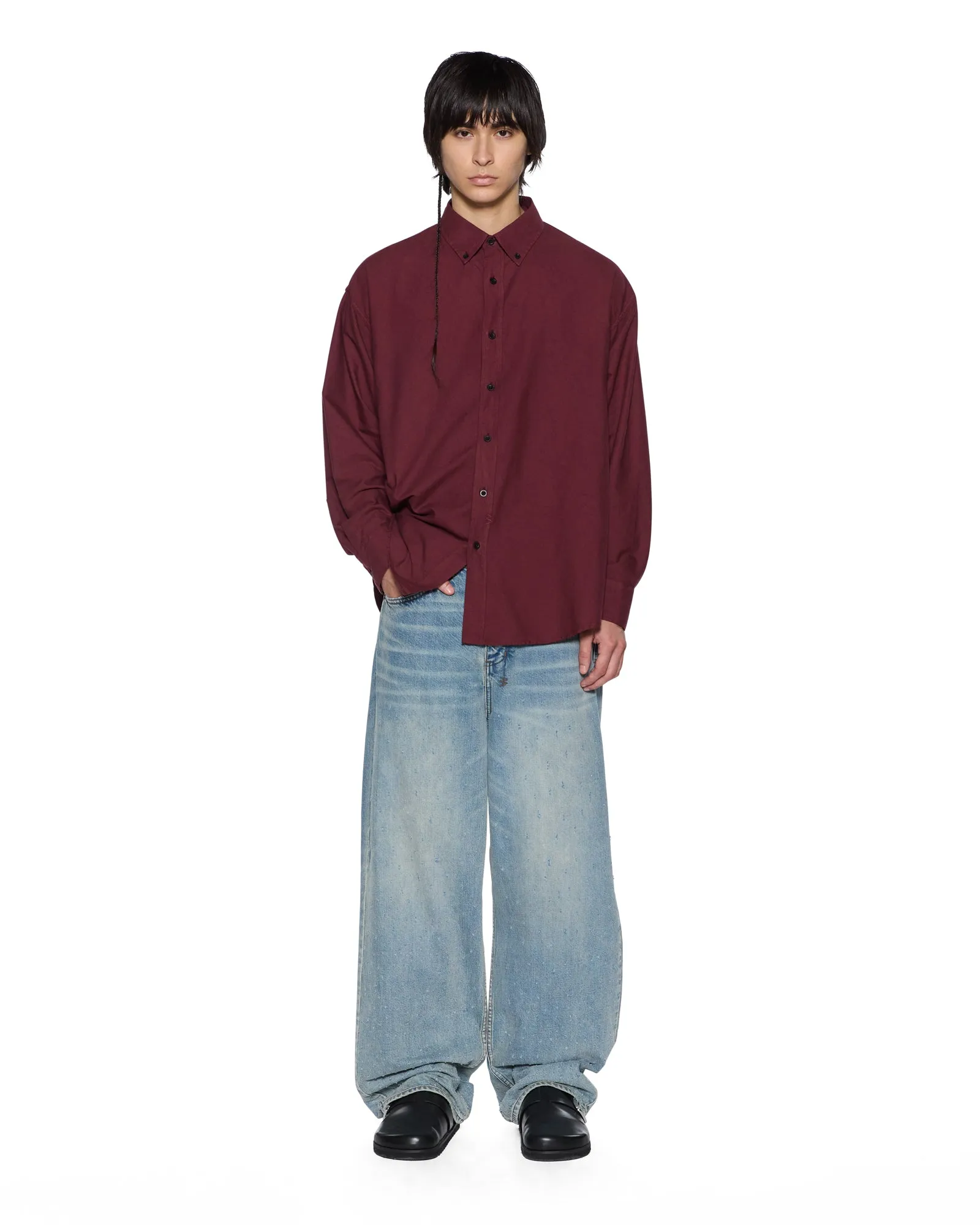 ANTI LS SHIRT OX Wrinkle-Resistant