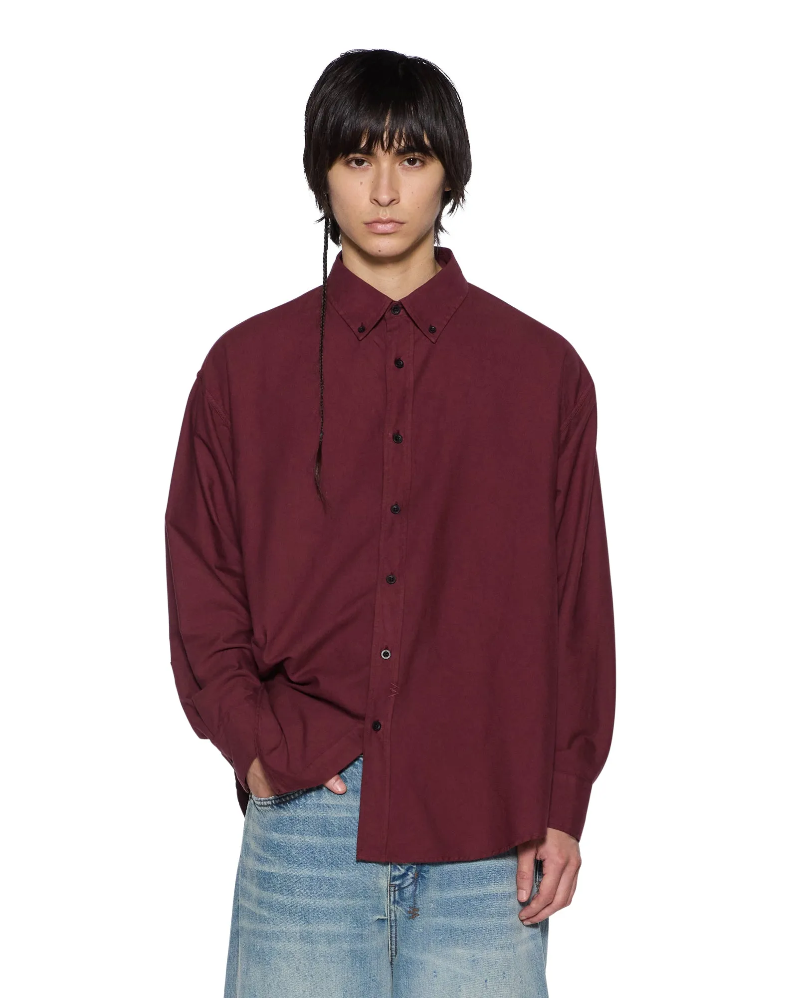 ANTI LS SHIRT OX button-down look Classic Style