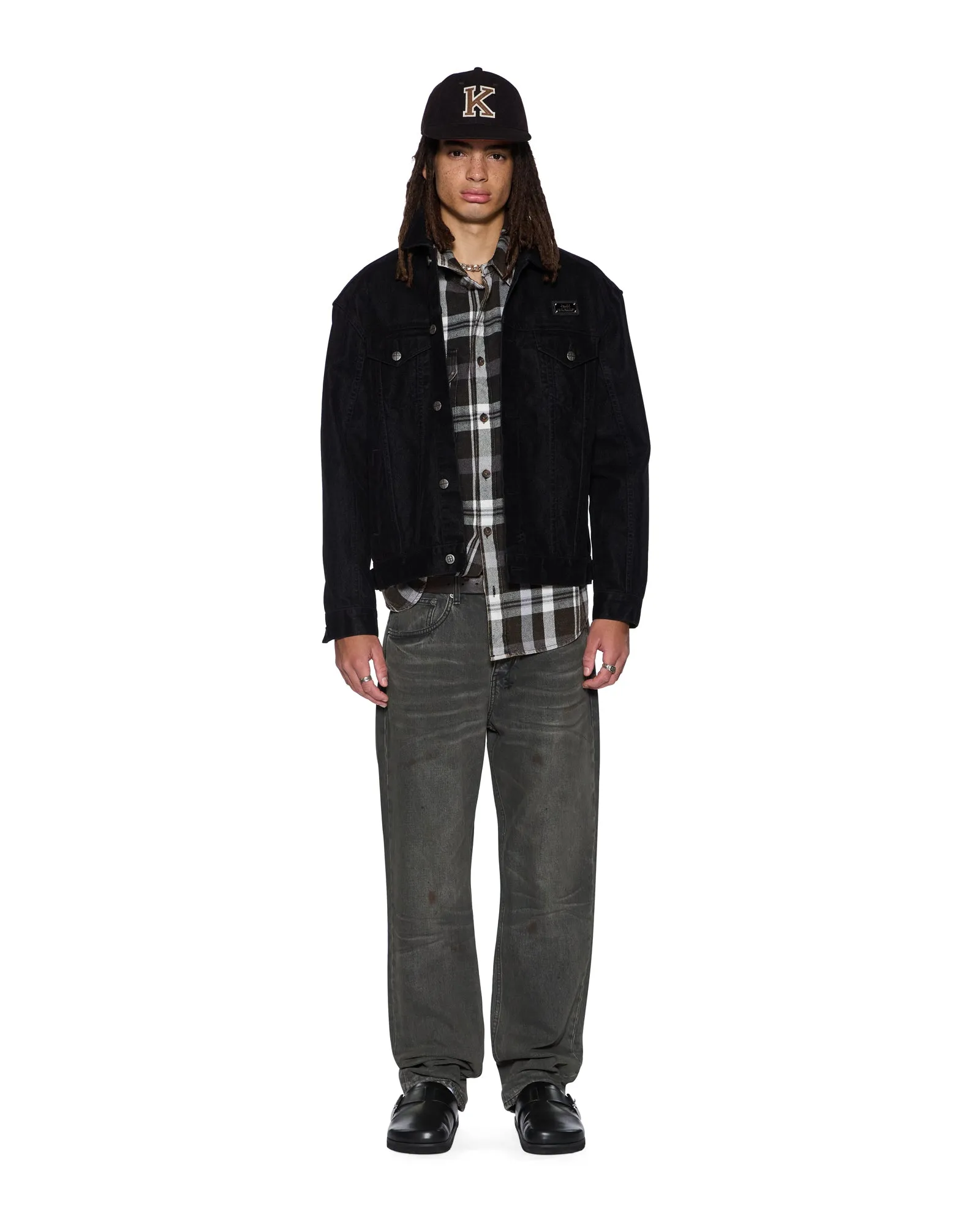 OH G JACKET FLOCKED BLACK Easy Routine