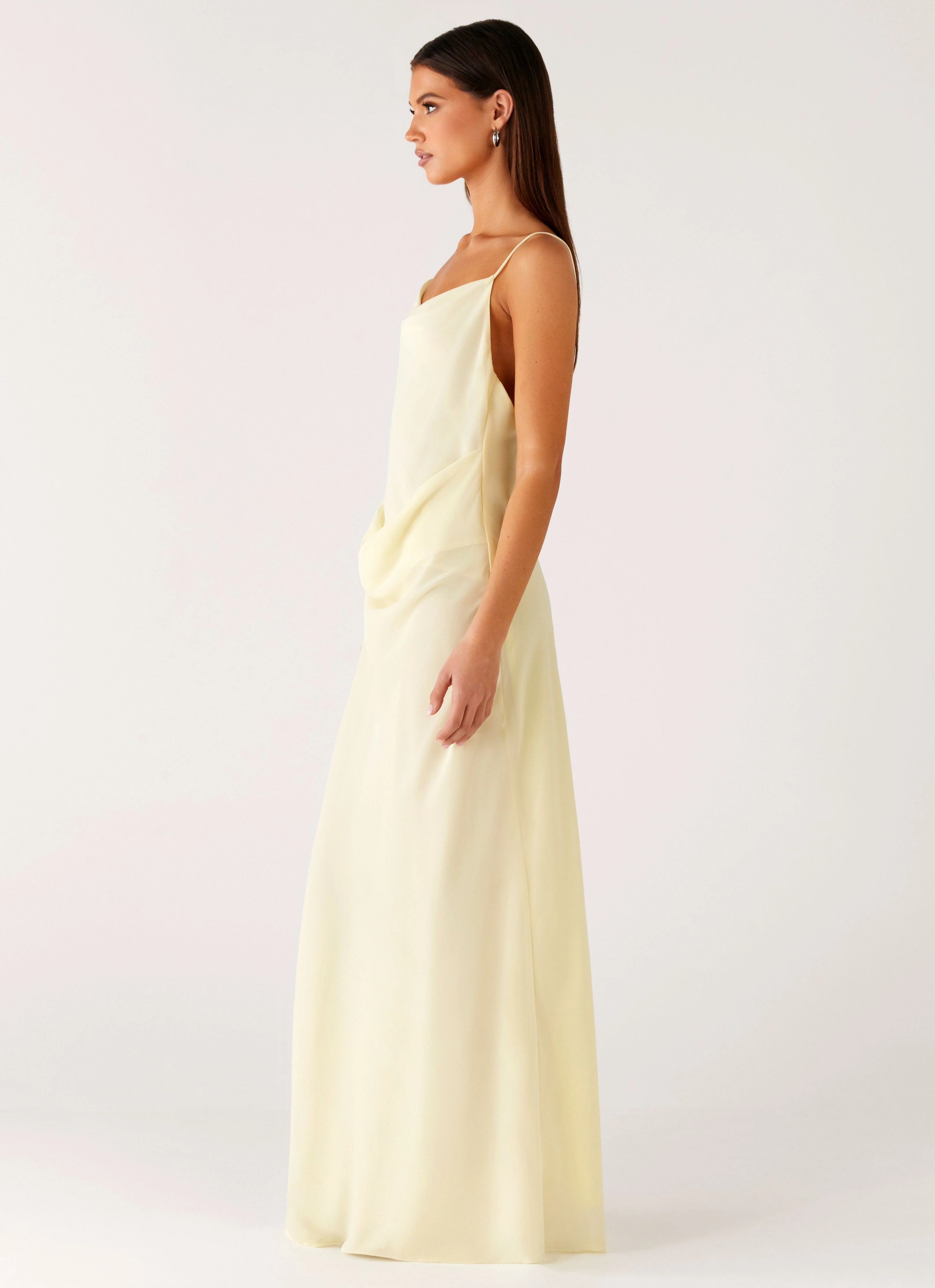 Oliana Maxi Dress - Yellow Comfortable fit dress Smart Fit