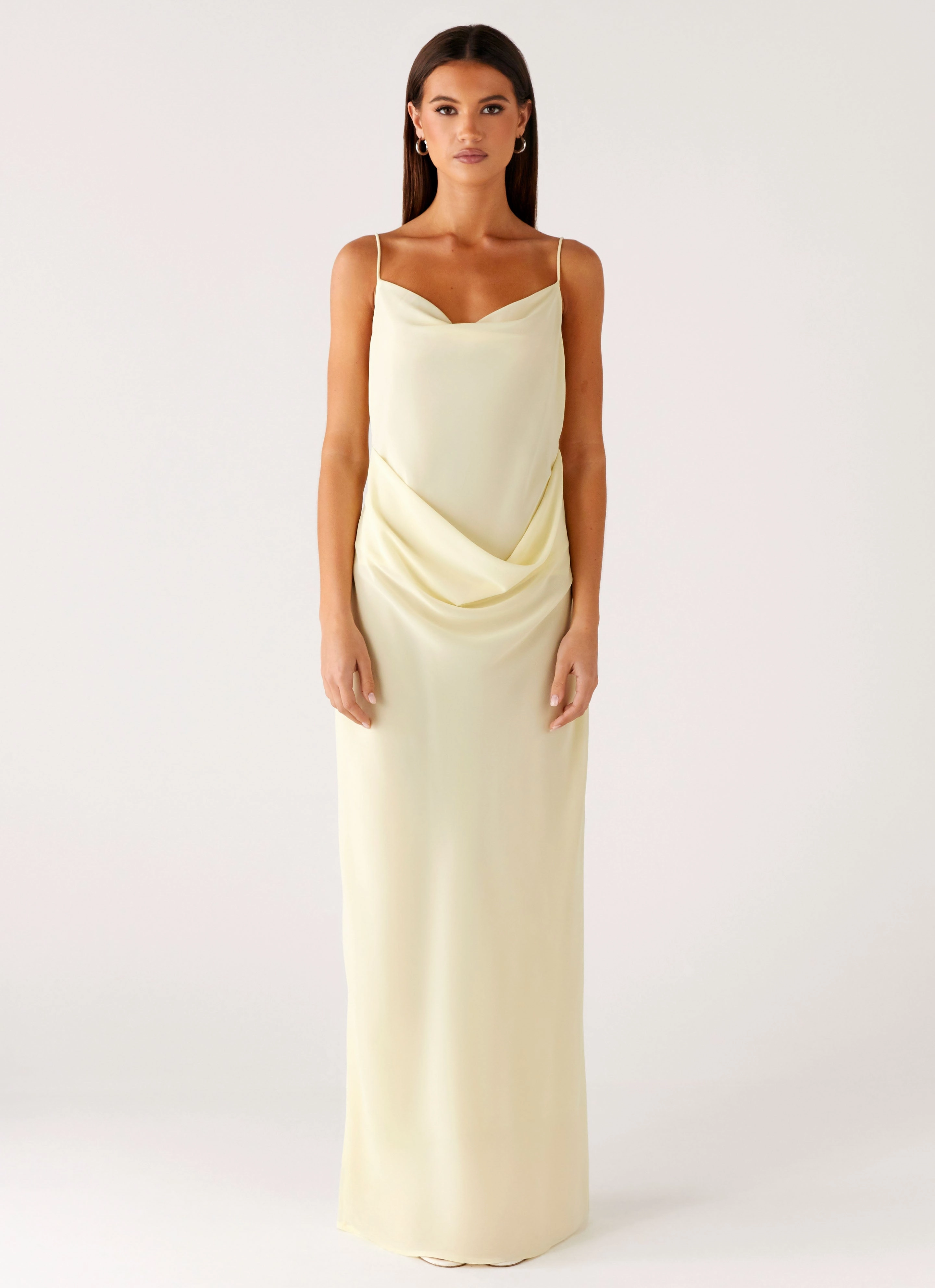 Oliana Maxi Dress - Yellow Warm Base Neutral Layer