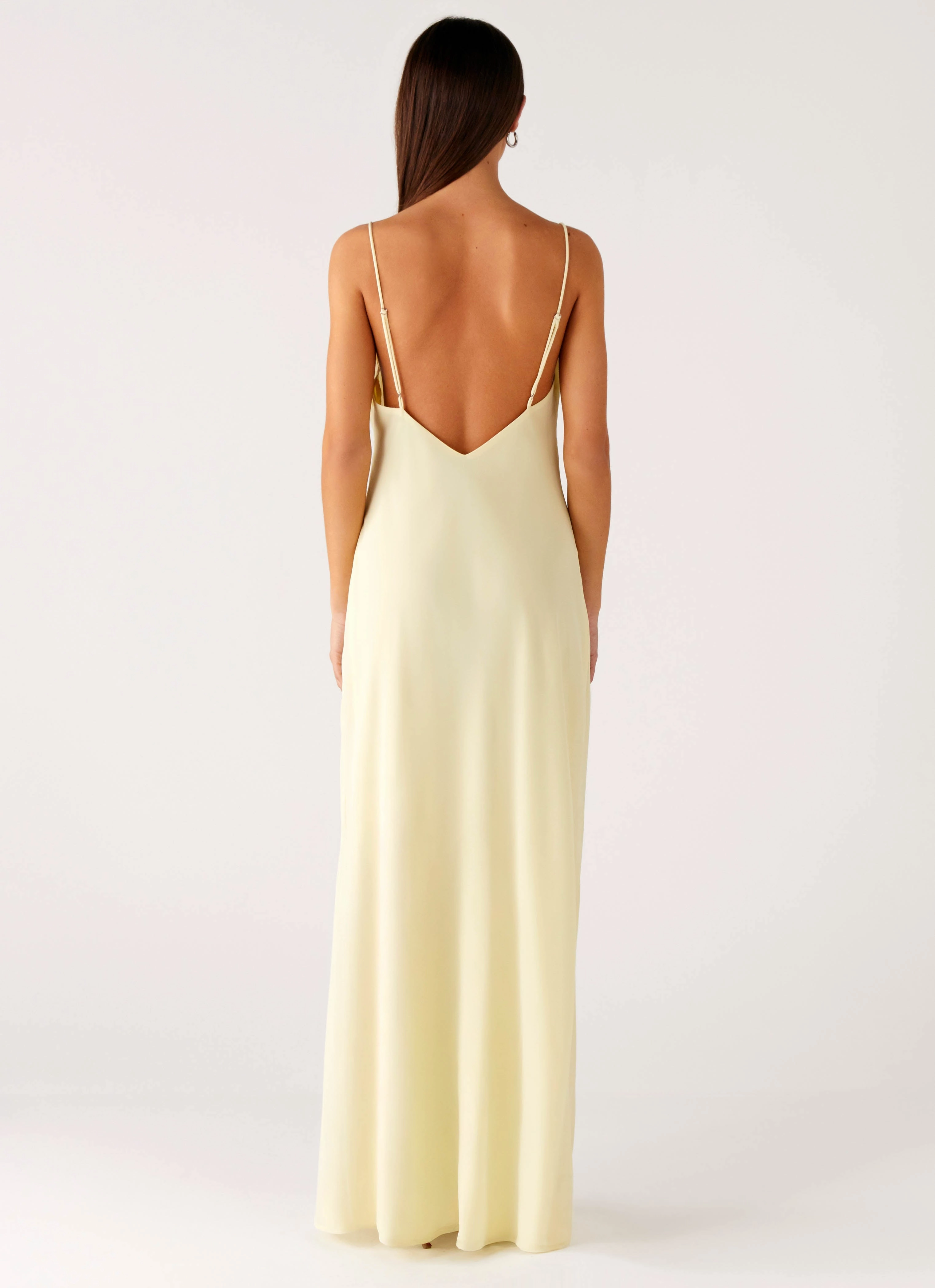 Oliana Maxi Dress - Yellow Street Elegance Trend-Inspired