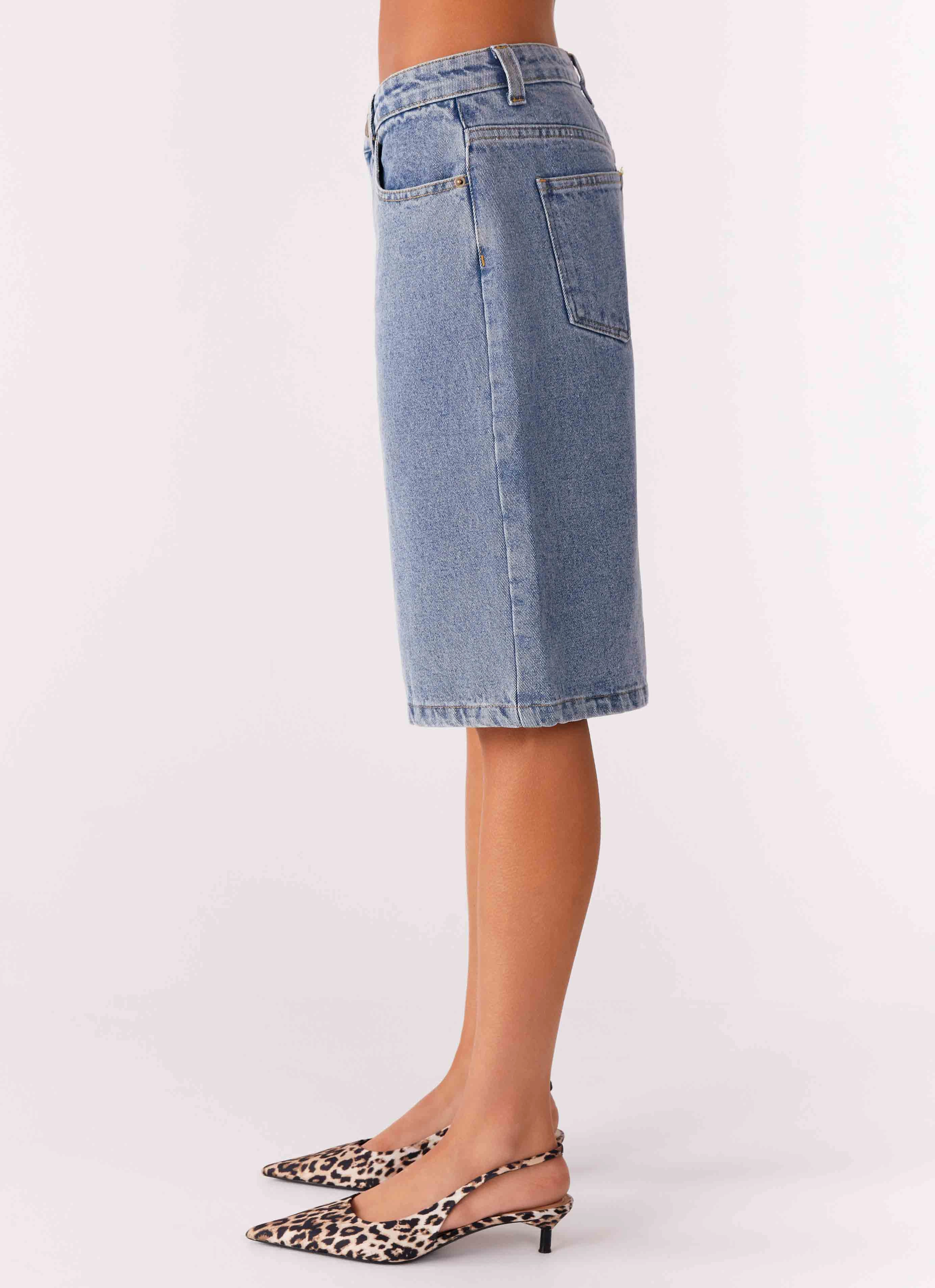 Orleans Denim Jorts - Blue Light Stretch