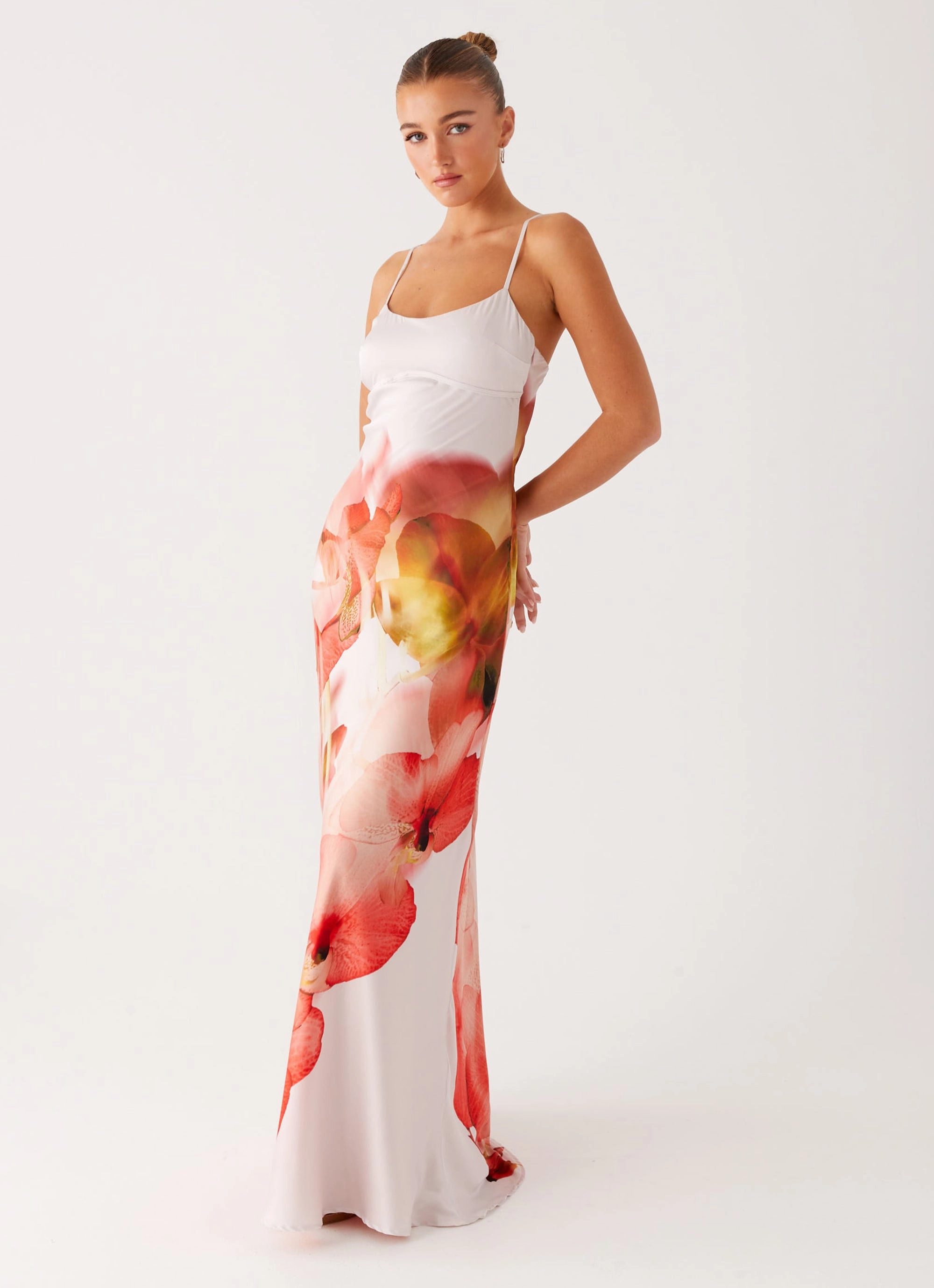 Pacha Maxi Dress - Peach Rose Outdoor Ready Cotton-Blend