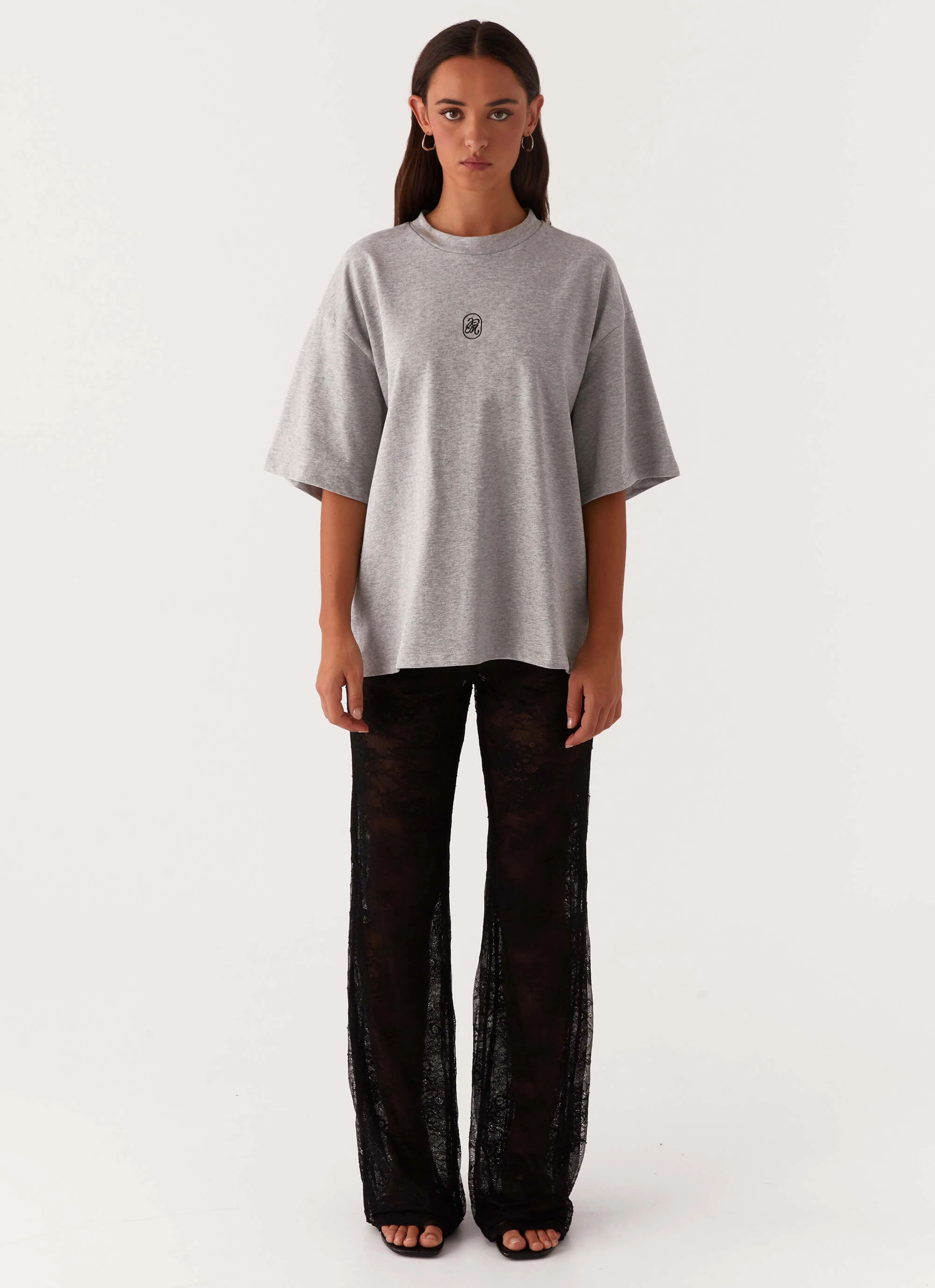 Paige Lace Pants - Black Core Flex Minimal Look