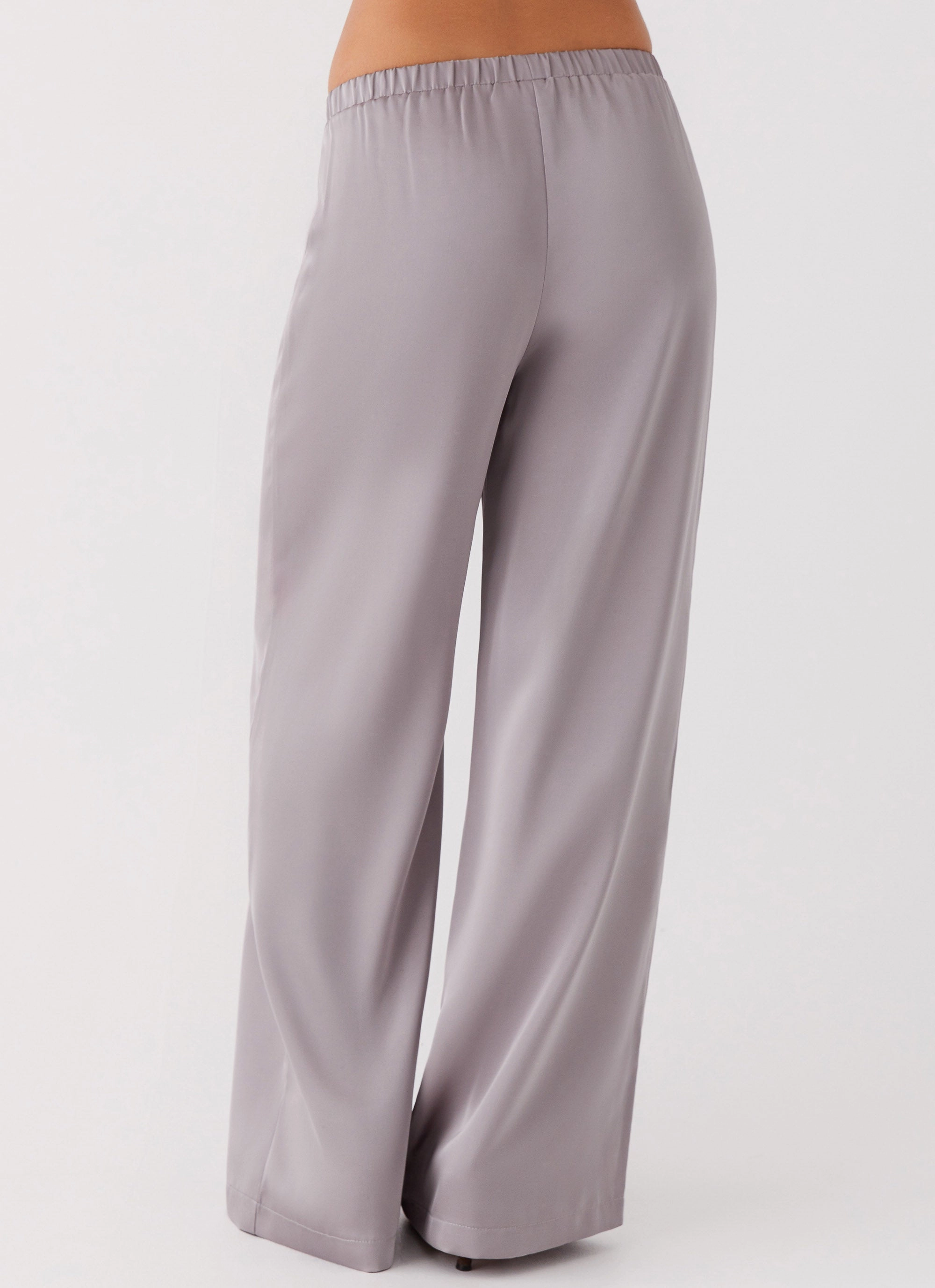Palm Cove Satin Pants - Grey Water Repellent Coating Comfort Design