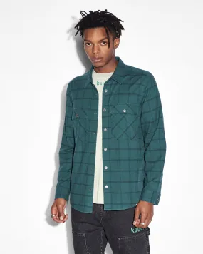 skin friendly Trendy Vibe PARADOX LS SHIRT KHAKI FADE