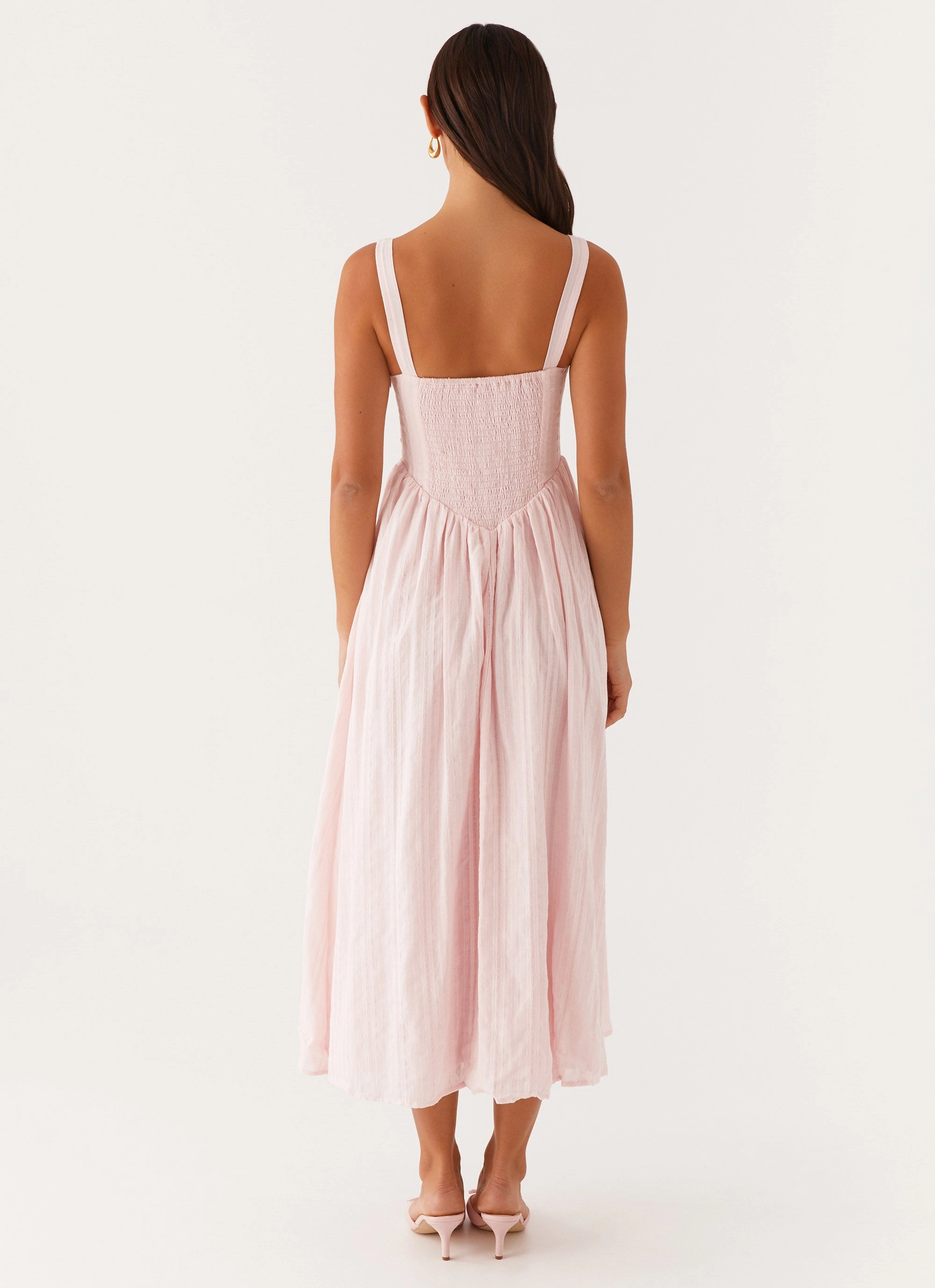 Pascuelle Midi Dress - Pink Modern Touch