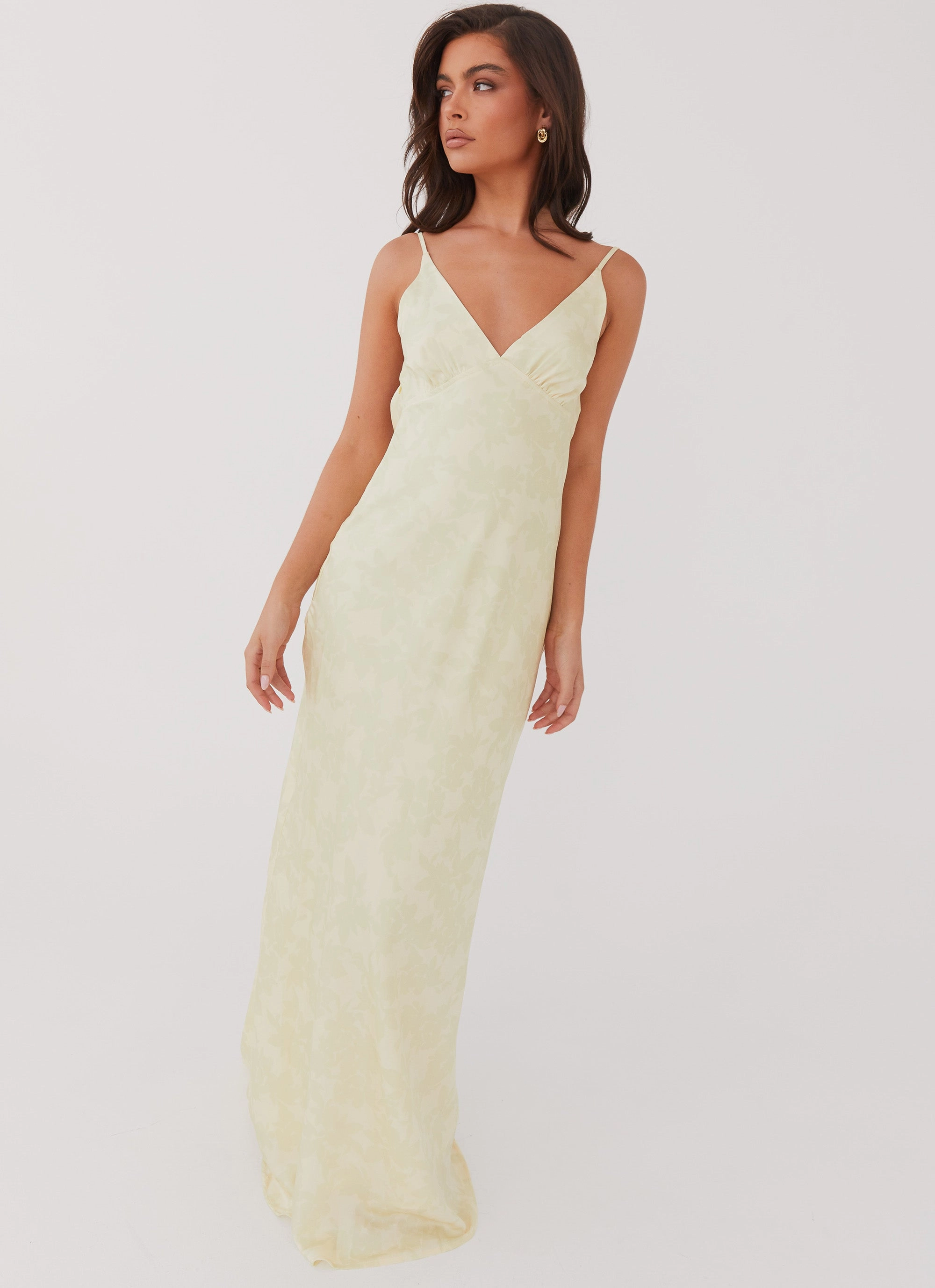 Everyday Use Refined Simplicity Sorrento Sun Maxi Dress - Yellow Floral