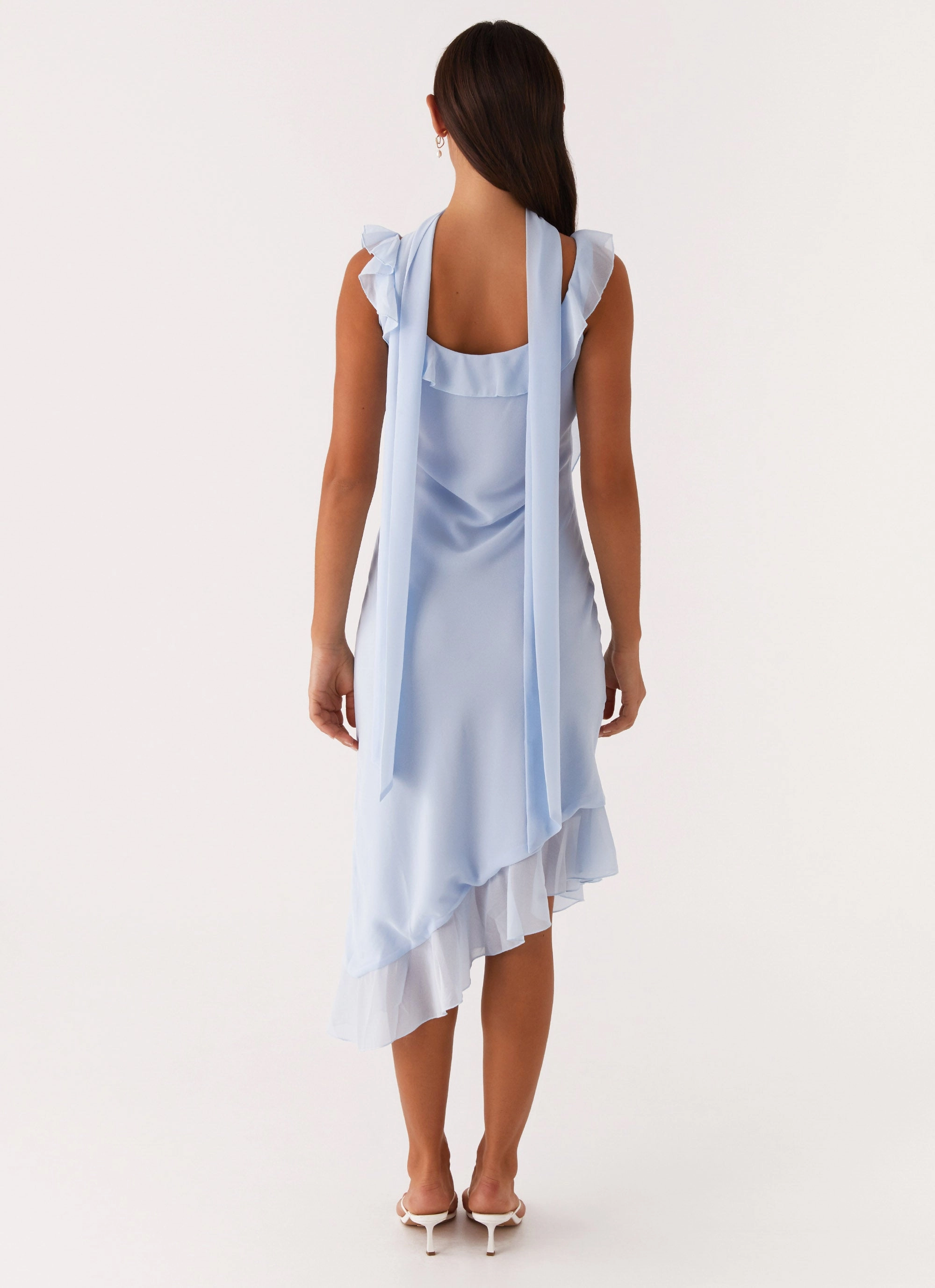 Sleek Touch Fariday Midi Dress - Blue