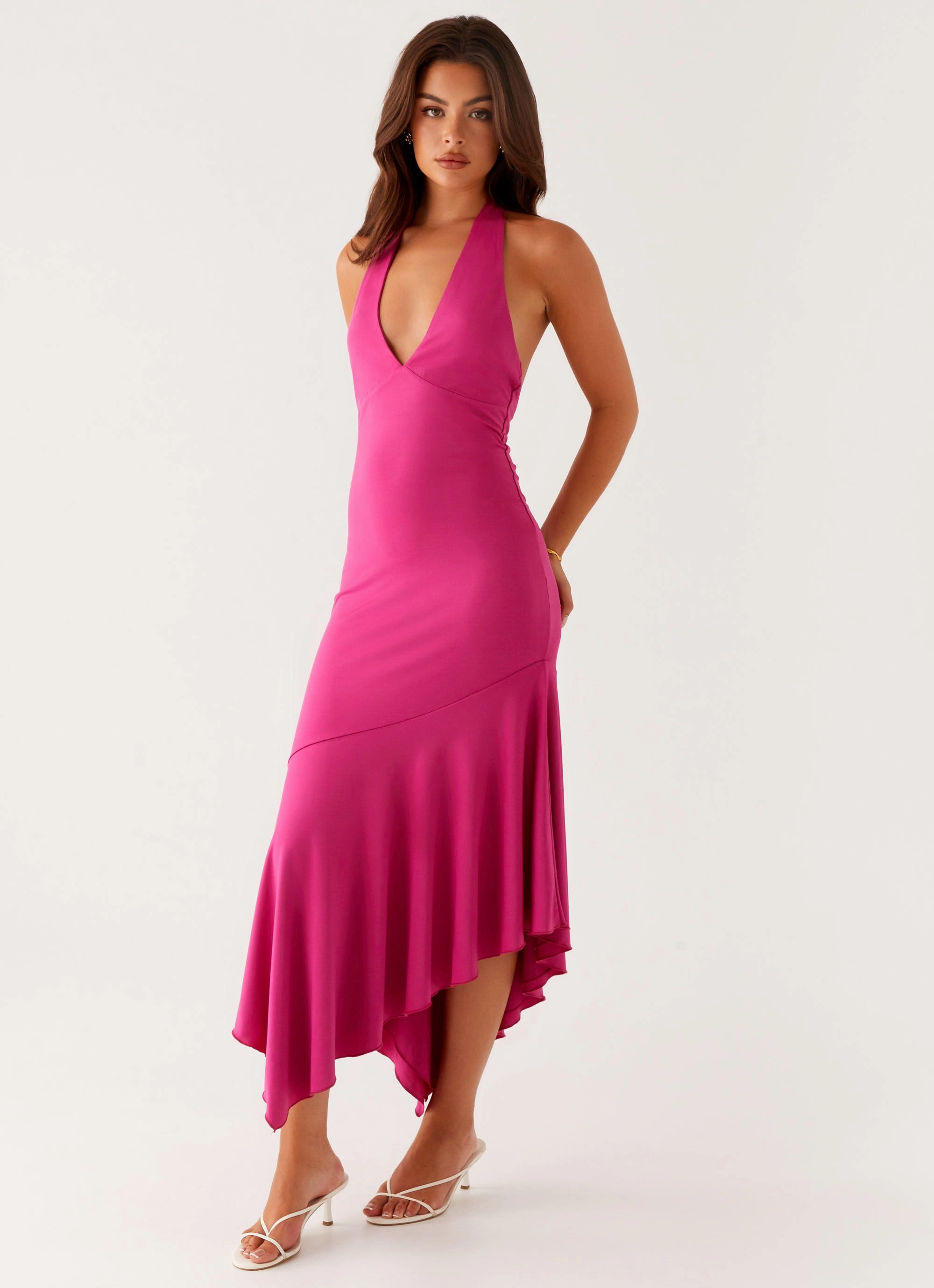 Perdita Midi Dress - Fuchsia Everyday Outfit
