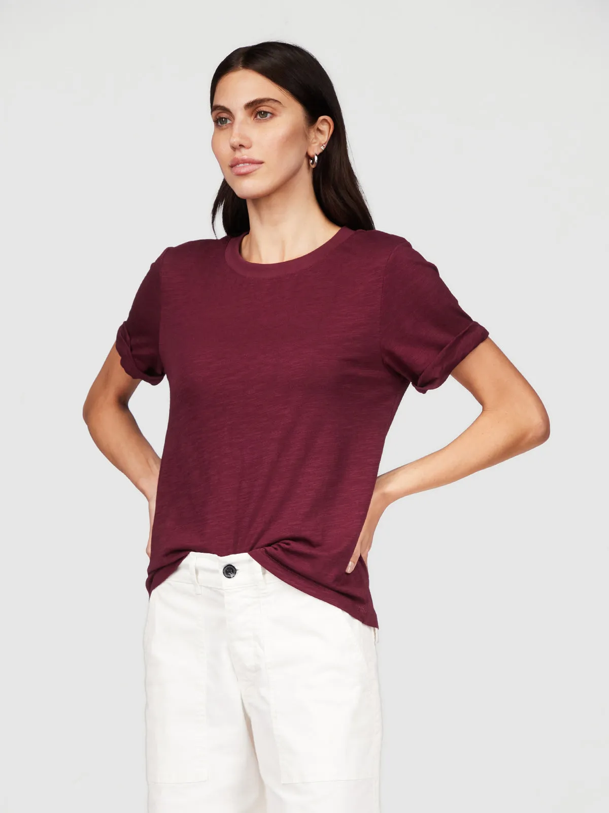 Perfect Tee Remix Night Berry StainResistantFinish Bonded Seam Technology