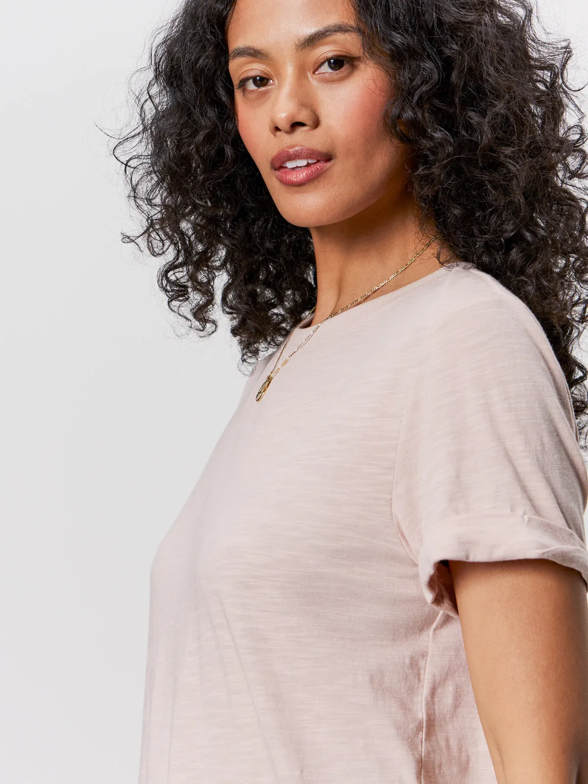 MidweightKnit Perfect Tee Remix Vapor Rose