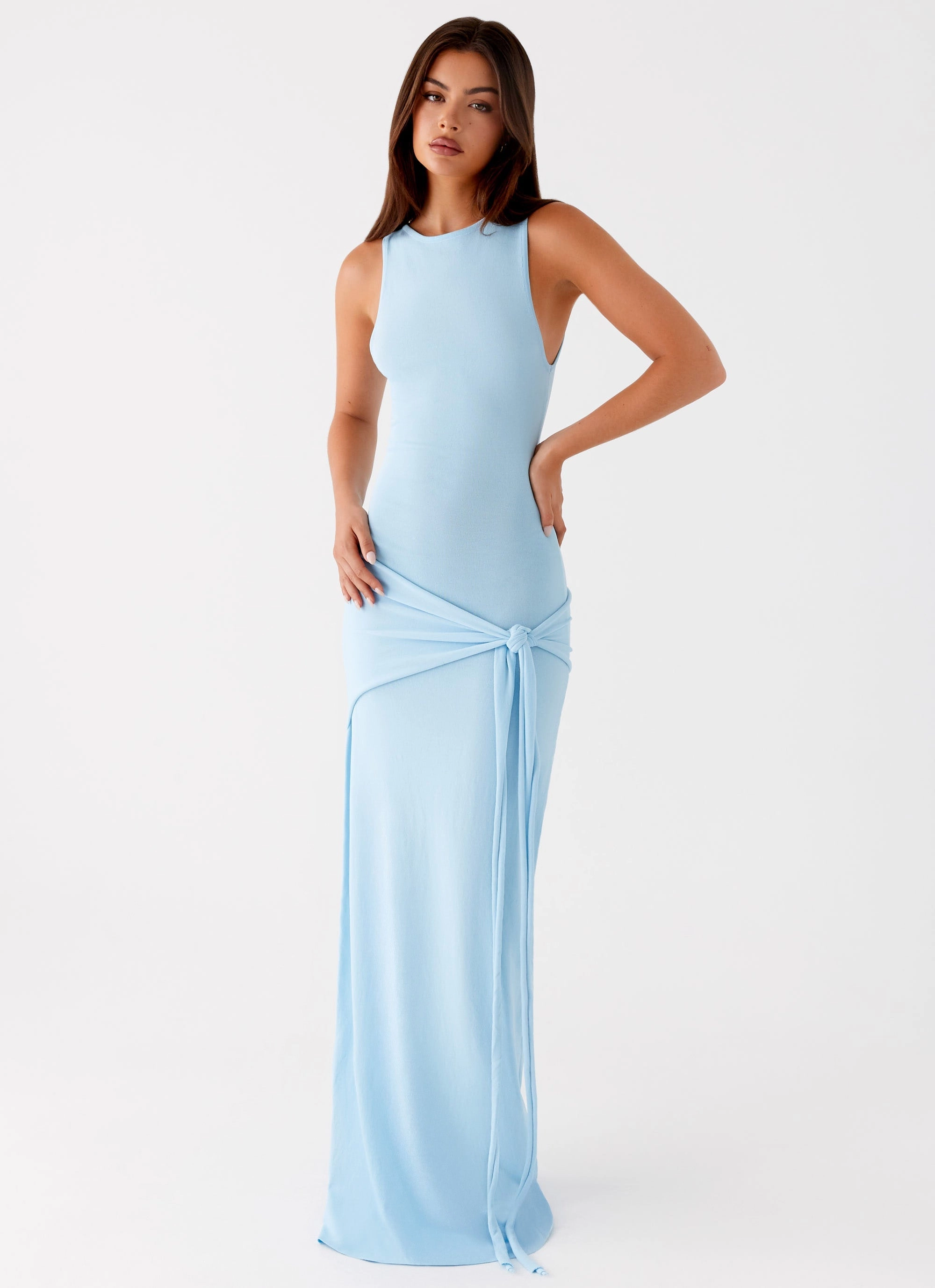 Breathable Fit Comfort First Leona Maxi Dress - Turquoise