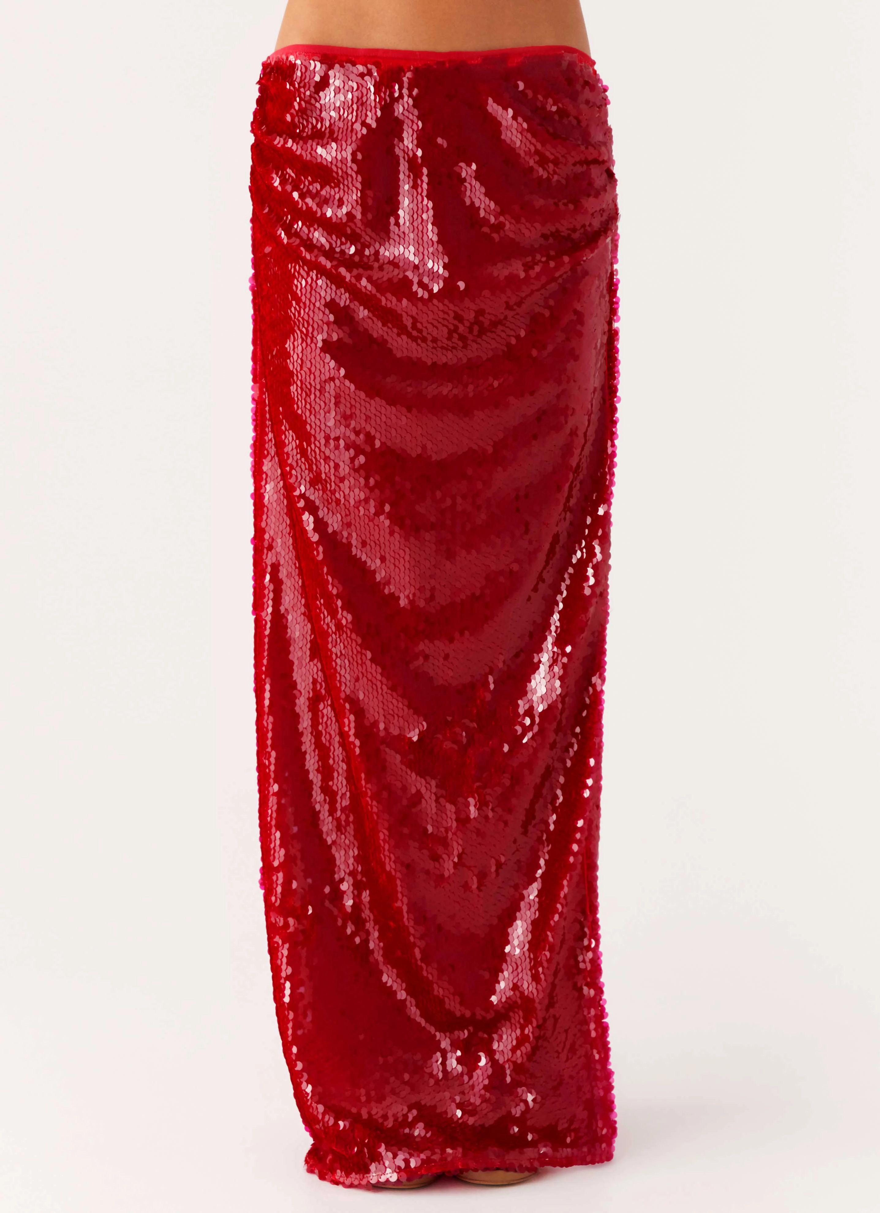 Solid shade Moisture Lock Technology Amosa Maxi Skirt - Fuchsia