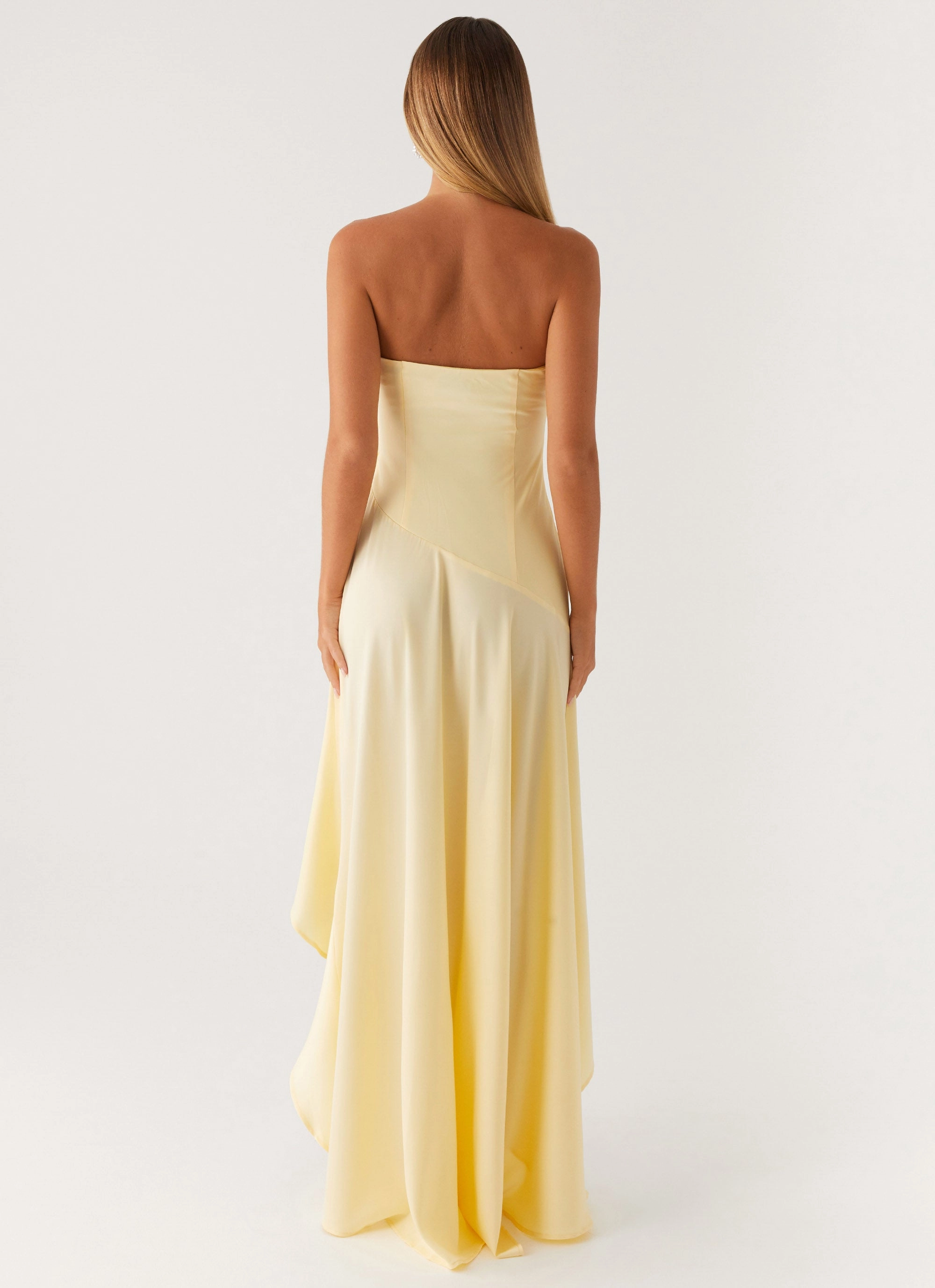 Timeless Energy Bodie Maxi Dress - Pastel Yellow