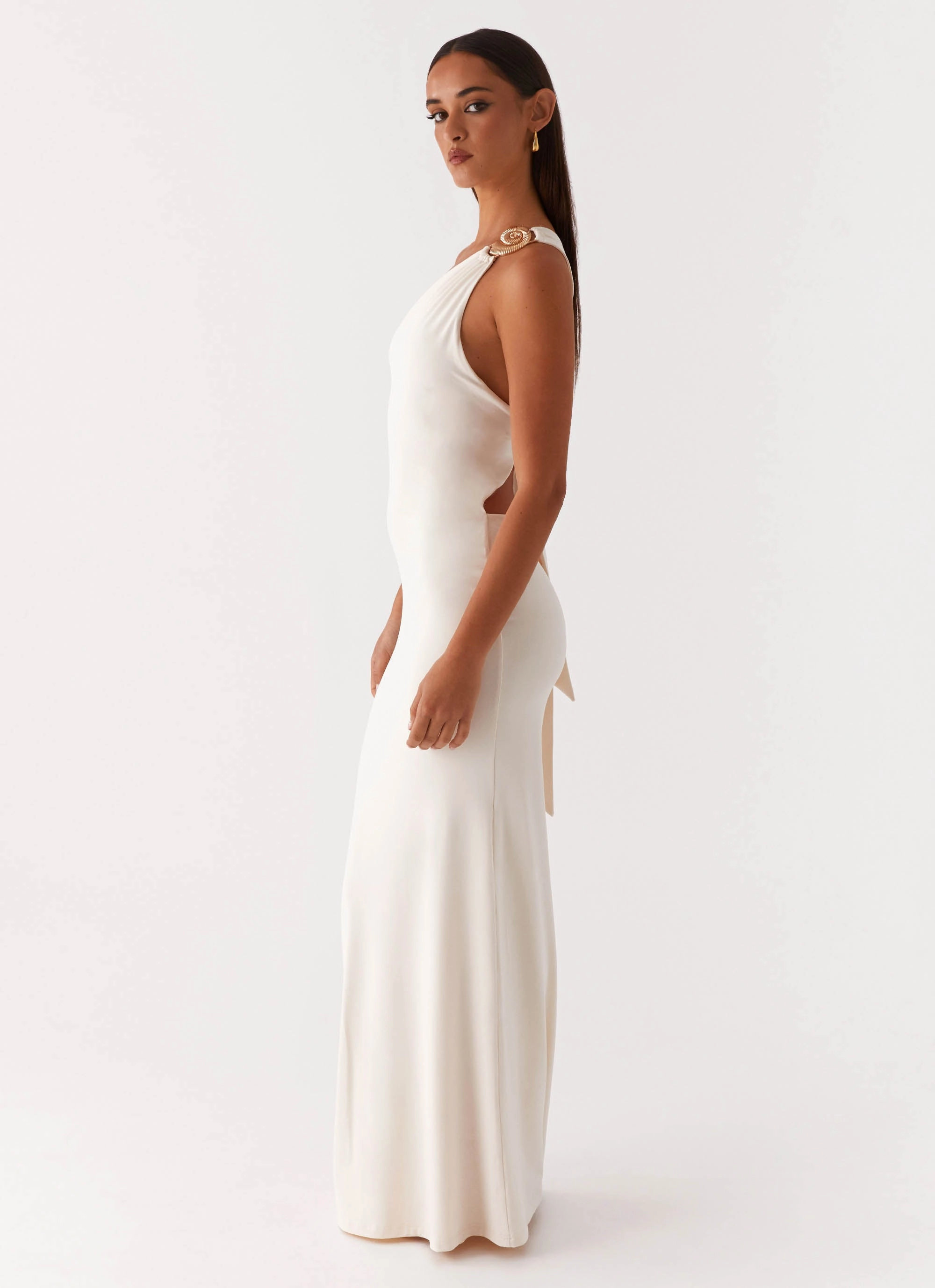 Gentle Flow Infinity Maxi Dress - Ivory