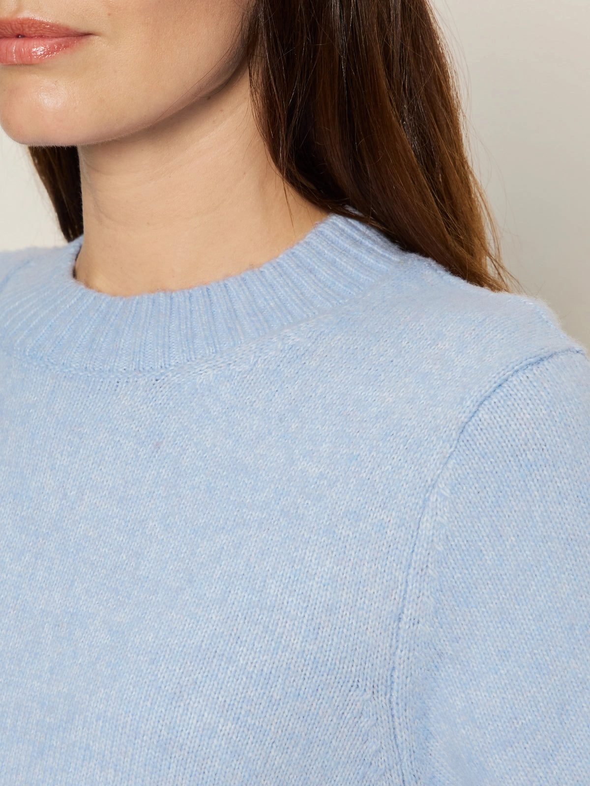 NonRestrictive Armholes Perfect Sweater Tee Blue Powder