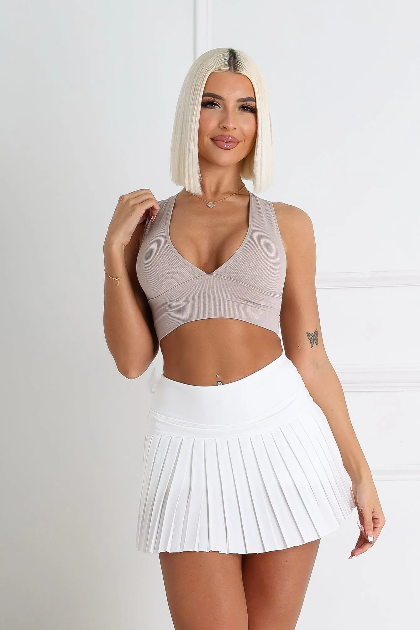 Performance Pleated Mini Tennis Skirt Casual Essentials