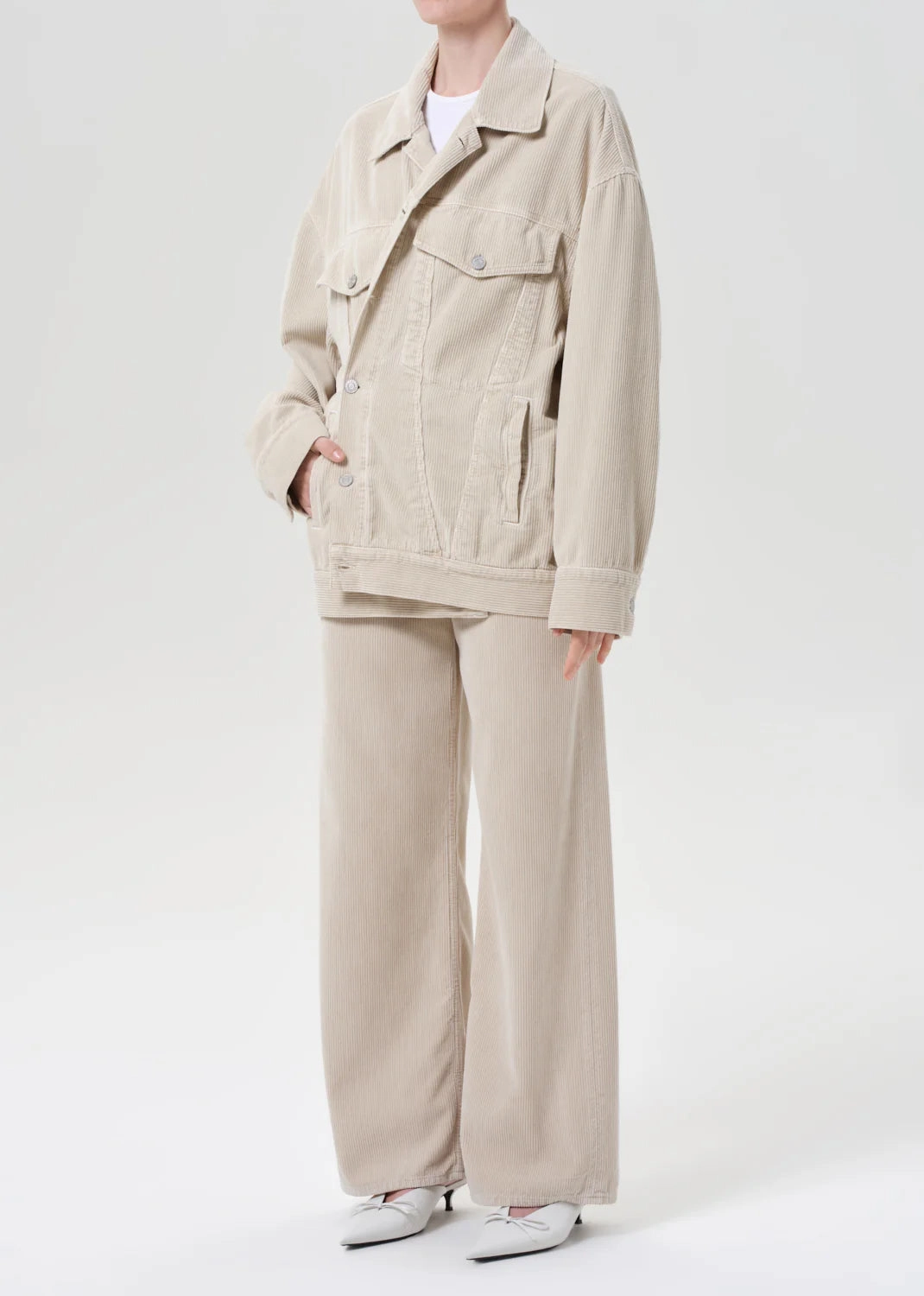 Sport Comfort Recycled Polyester Reworked Wayne Jacket in Rice Grass