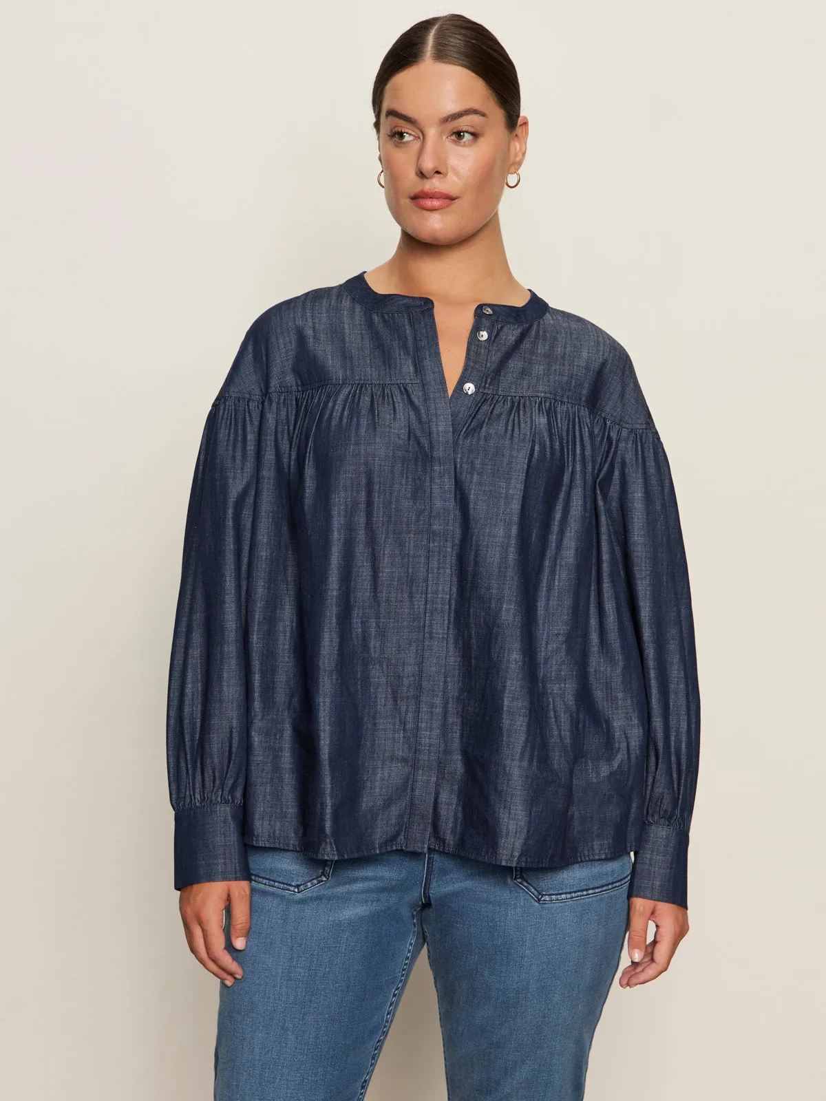 FrictionReducing Personal Best Blouse Moonshadow Extended Sizing