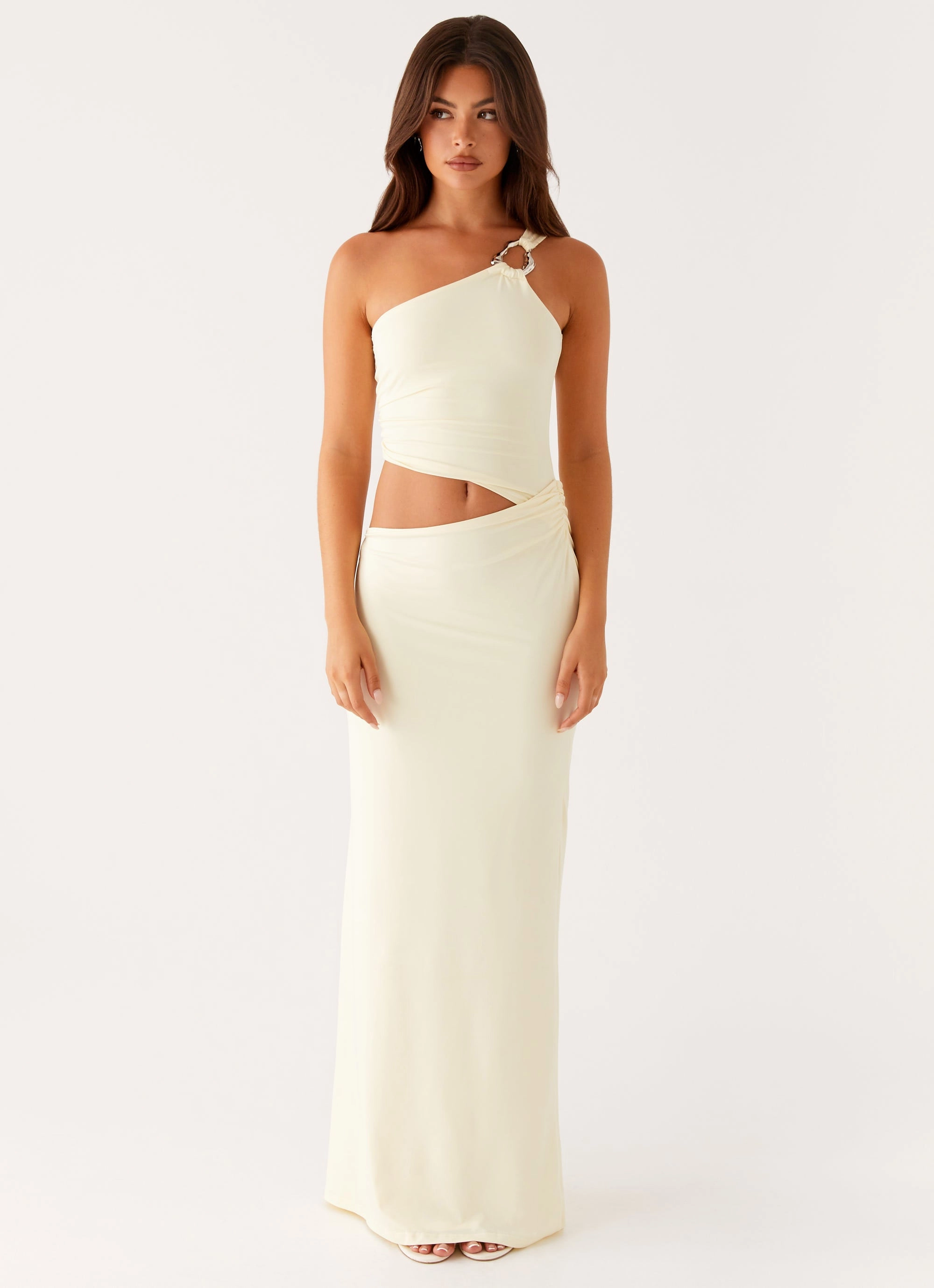 Peta Maxi Dress - Yellow Charming Comfort