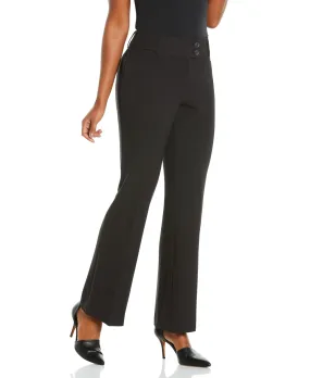 Petite Gabardine Bootcut Pant - Curvy Fit SoftTouchFinish