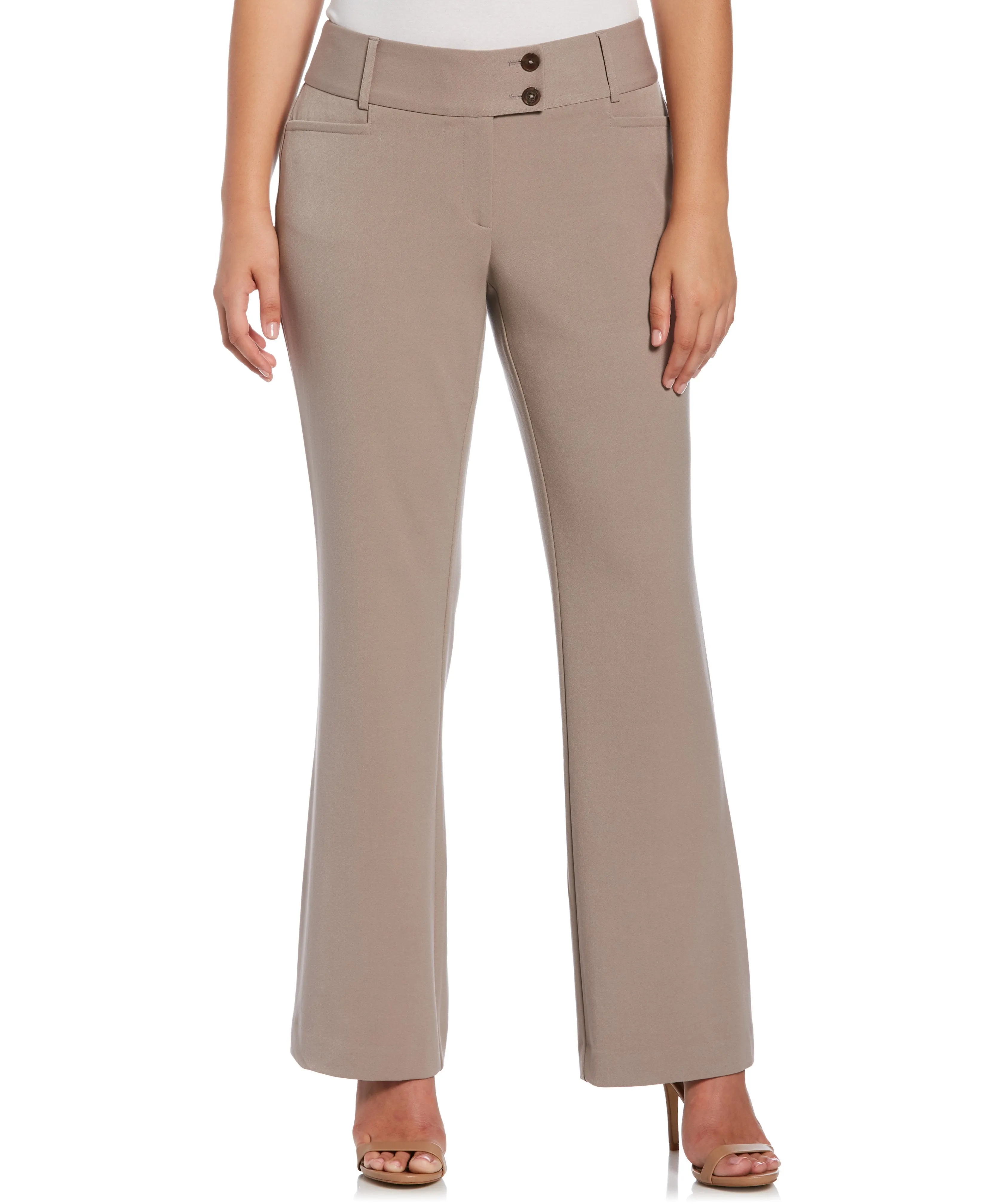 Core Flex Petite Gabardine Bootcut Pant - Curvy Fit